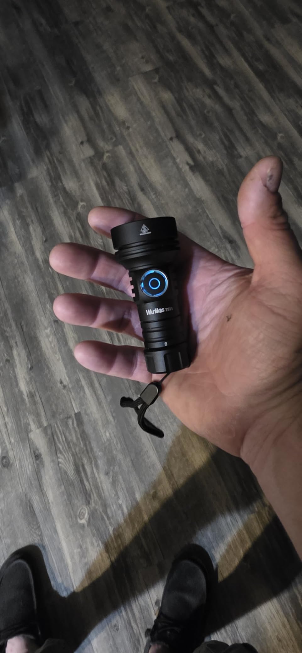 Wurkkos TS11 EDC Flashlight Rechargeable, Super Bright Led Pocket Flashlight with 616M Beam Distance, Compact LED Flashlight with Anduril 2.0 UI and SFT40 Led (Black) customer photo 1