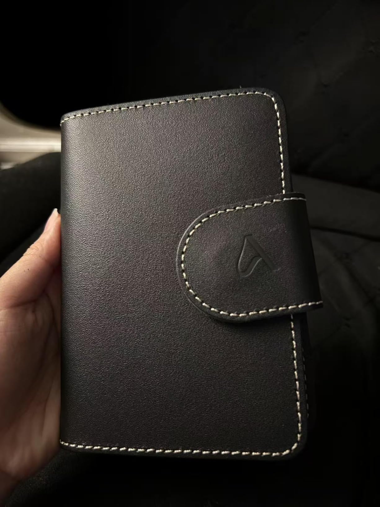 Passport Holder for Travel, Genuine Leather Passport Holder with AirTag Hidden, Rfid Passport Cover Travel Wallet for Airport Essentials, Travel Must Haves Gifts (Coffee Brown) customer photo 1