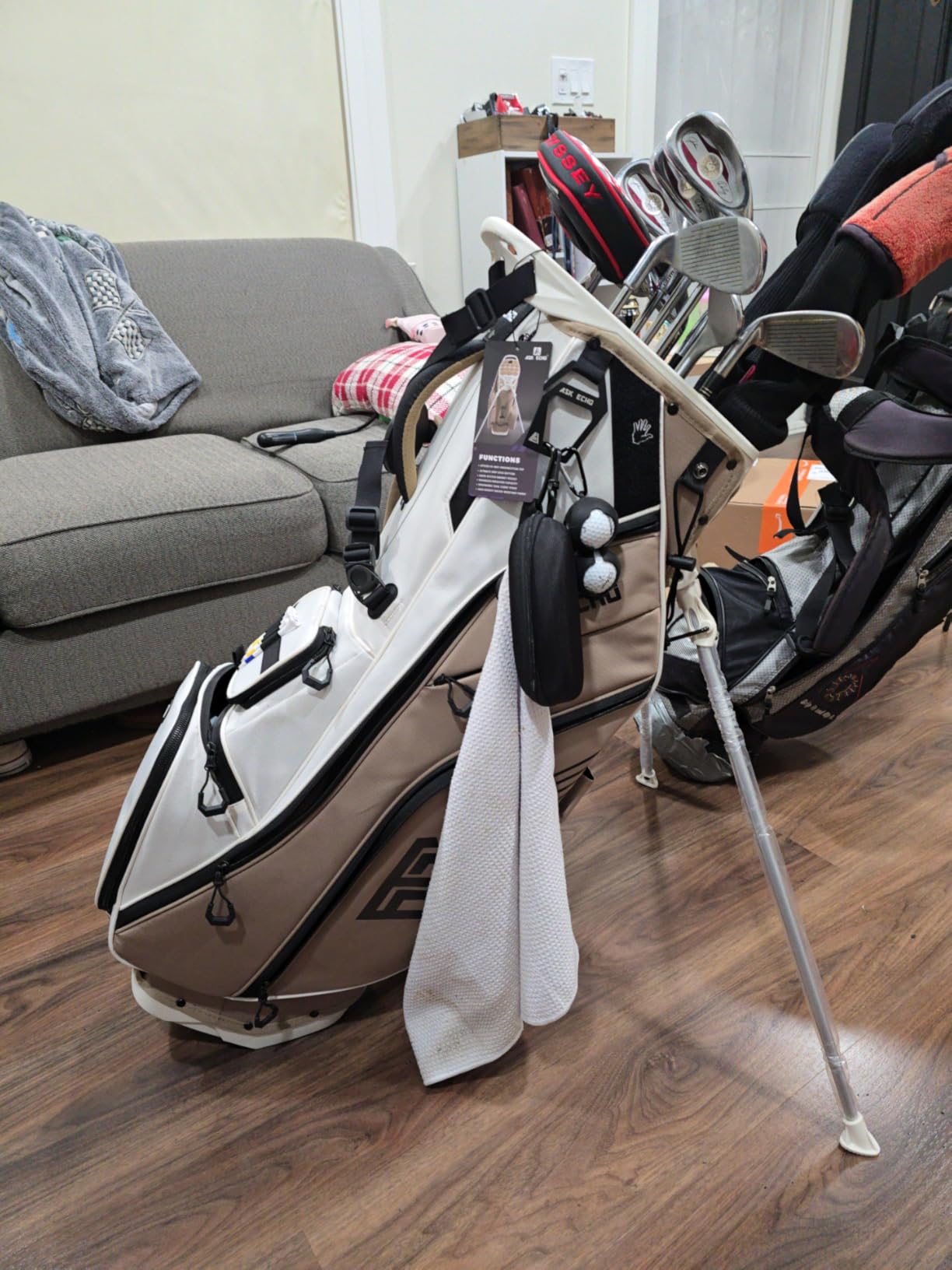 ASK ECHO ST-Lock Mecha 14 Way Dividers Quiet Hybrid Stand Bag for Men & Women customer photo 1