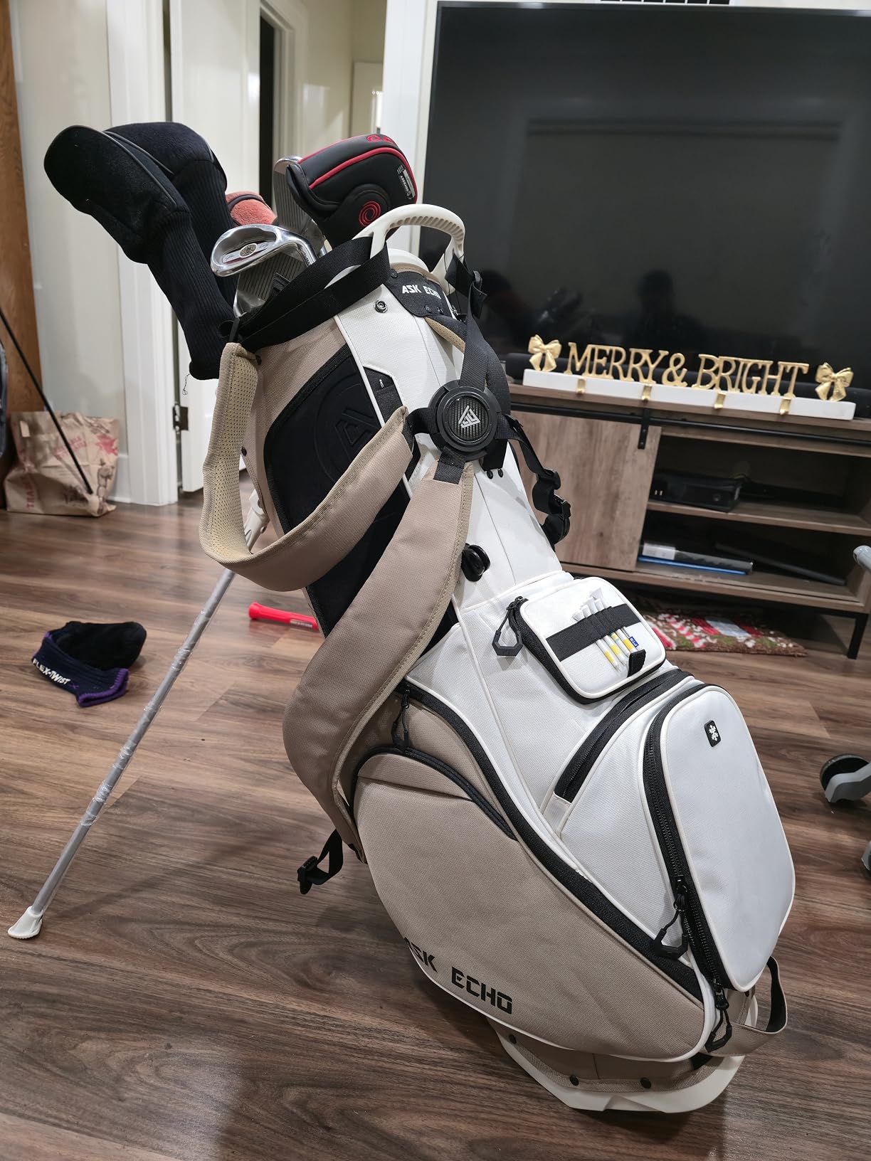 ASK ECHO ST-Lock Mecha 14 Way Dividers Quiet Hybrid Stand Bag for Men & Women customer photo 2
