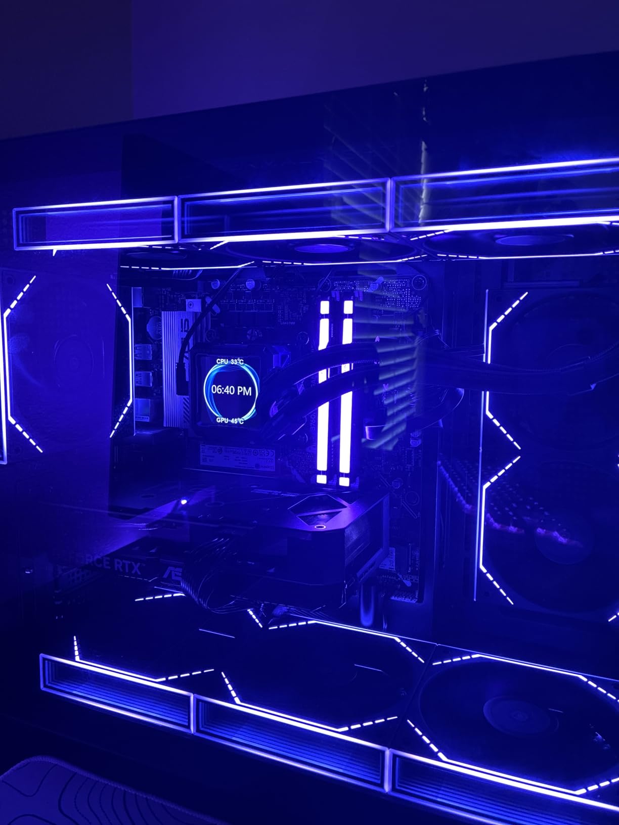 Thermalright TL-M12Q X3 120mm PC Case Fans, PWM ARGB Fans, 2000RPM High Airflow, Daisy-Chain, Infinity Mirror Lighting, 3-Pack customer photo 1