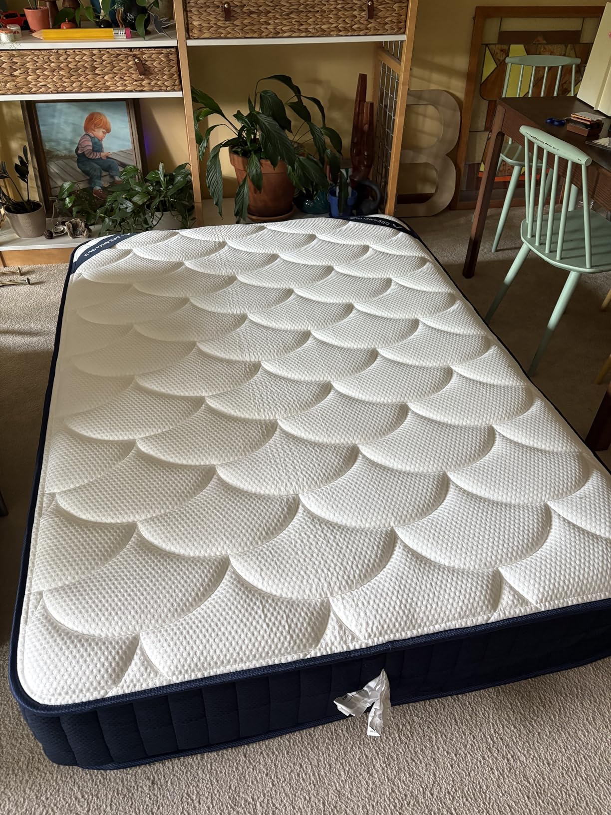 DreamCloud Classic 12 Inch King Mattress - Luxury Hybrid Gel Memory Foam - 365 Night Trial - Back Pain Relief - Fiberglass Free - Forever Warranty - CertiPUR-US Certified customer photo 2