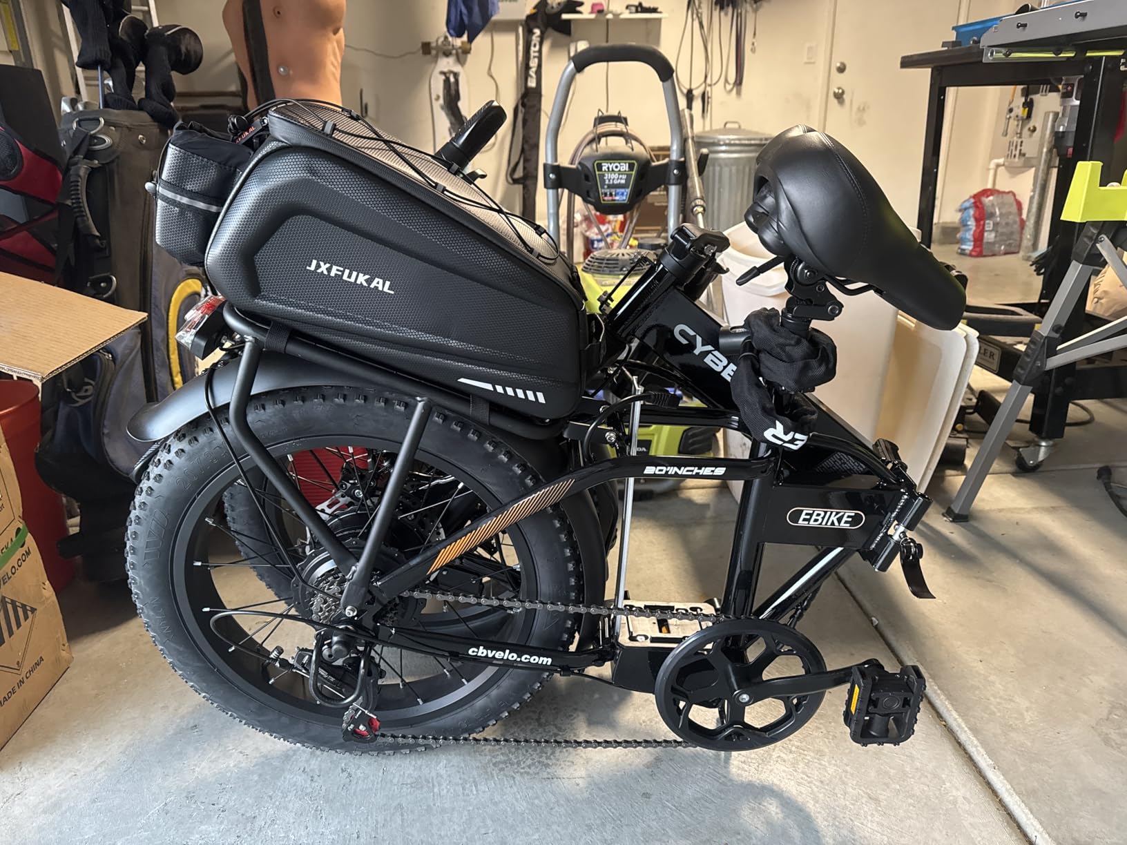 CBVELO 1000W Folding Electric Bike for Adults, 48V/20AH Foldable E-Bike with Long-Range Removable Battery, 30+MPH, 80 Miles Max Range, 20