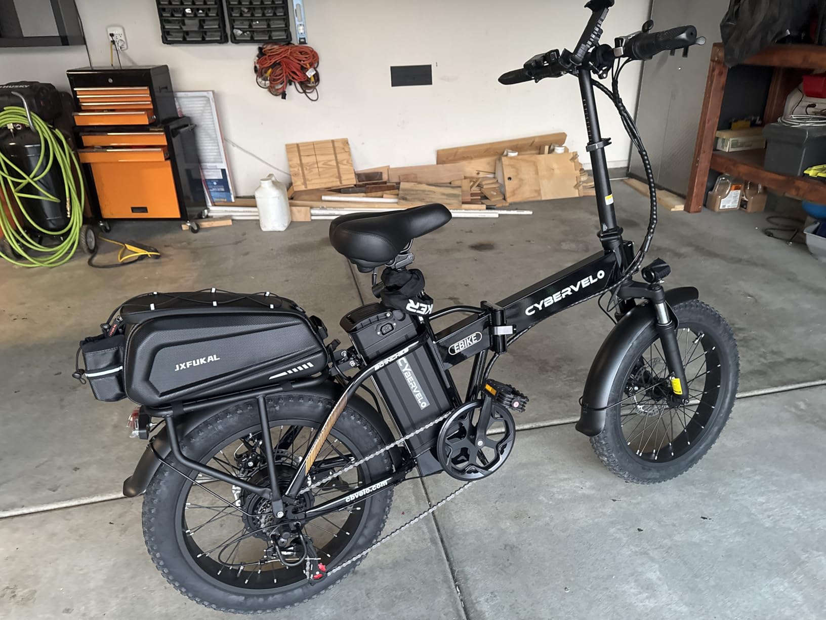 CBVELO 1000W Folding Electric Bike for Adults, 48V/20AH Foldable E-Bike with Long-Range Removable Battery, 30+MPH, 80 Miles Max Range, 20