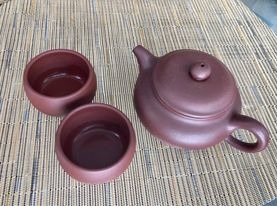 Fine Zisha Teapot Series, Chinese Genuine Handmade Yixing Purple Clay Tea Pot 12.8 Oz, Infuse Brew Kungfu Tea Maker - Fanggu Teapot customer photo 3