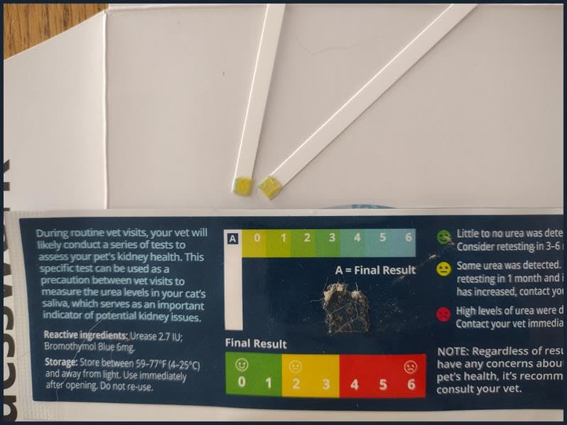 Petivity At-Home Kidney Health Test Kit for Cats - Quick Saliva Urea Test (2-Minute Home Check), Powered by Purina - (Pack of 1) customer photo 2
