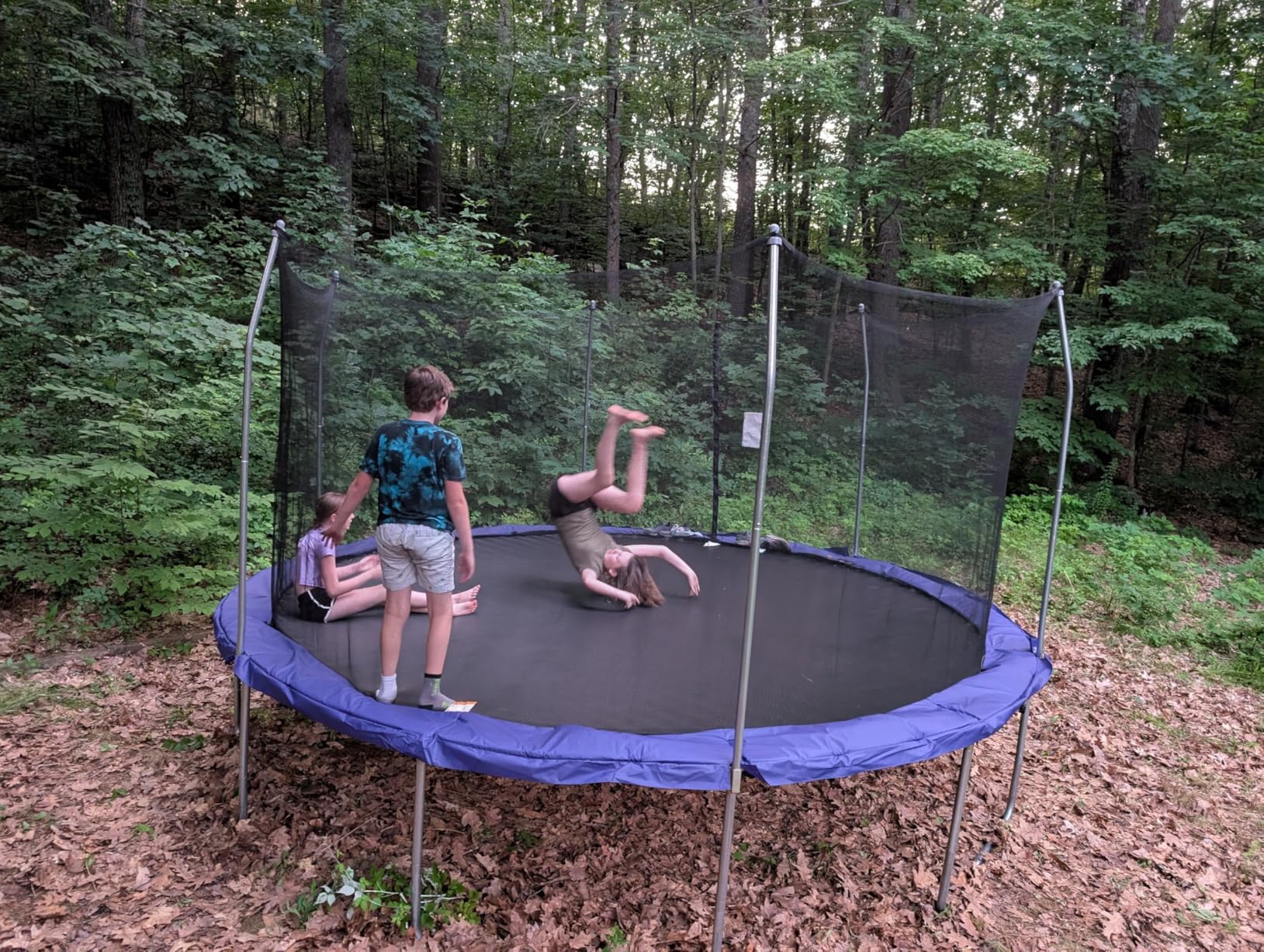 Skywalker Trampolines 12FT 13FT 14FT 15FT 17FT Trampoline with Enclosure, Spring Pad Cover, Heavy Duty Jump Mat customer photo 1
