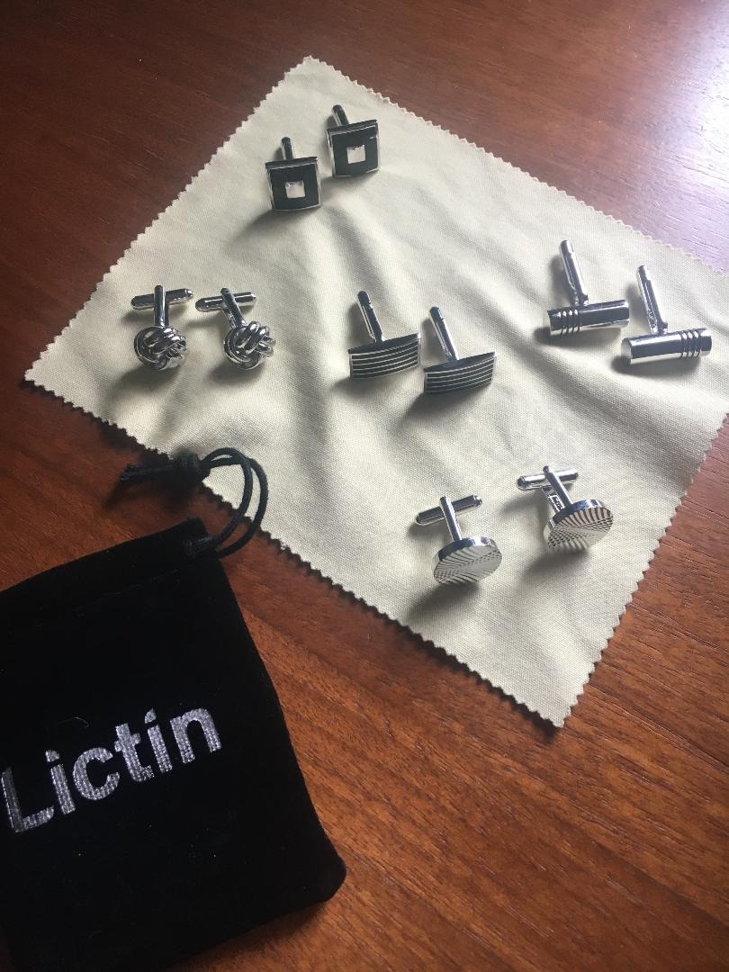 Men's Tuxedo Studs and Cufflinks Set, Classic Jewelry or Accessories for Business, Wedding, Anniversary and Birthday Gift customer photo 1