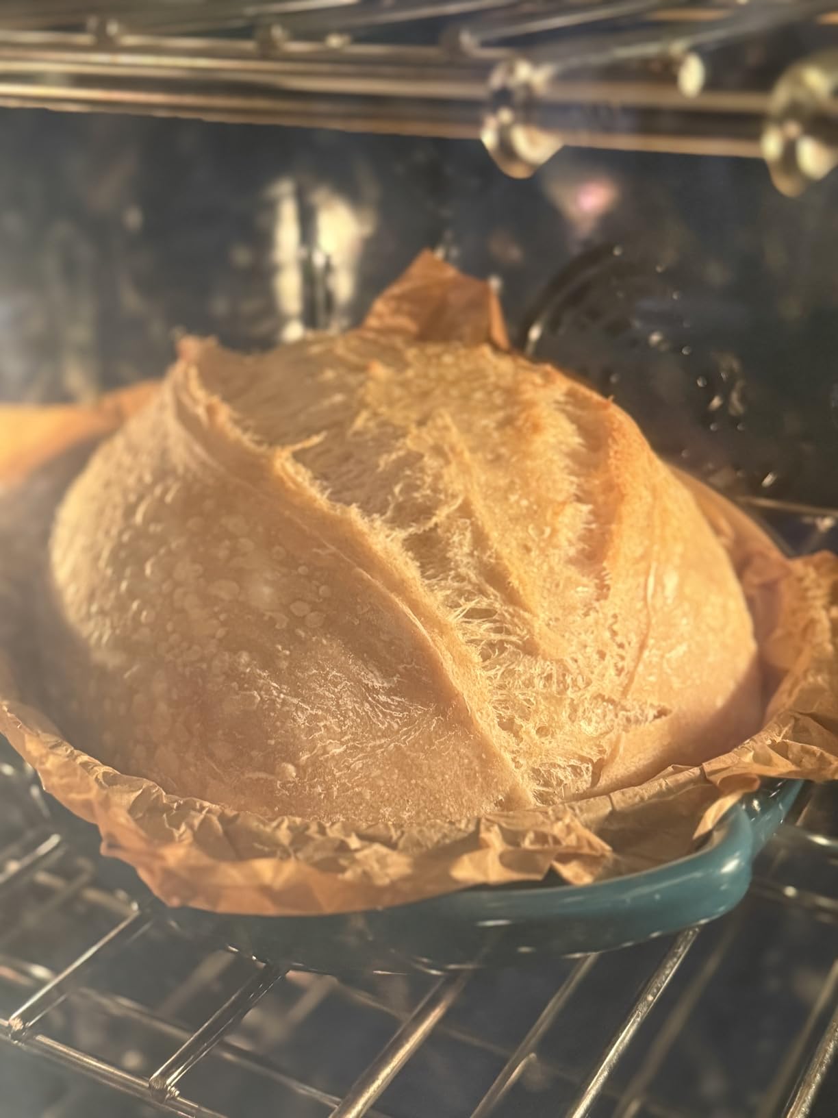 EDGING CASTING Enameled Oval Cast Iron Dutch Oven Pot with Lid, Bread Dutch Oven for Sourdough Bread Baking, Dutch Oven Bread, Bread Oven, 6QT, Seasalt customer photo 2