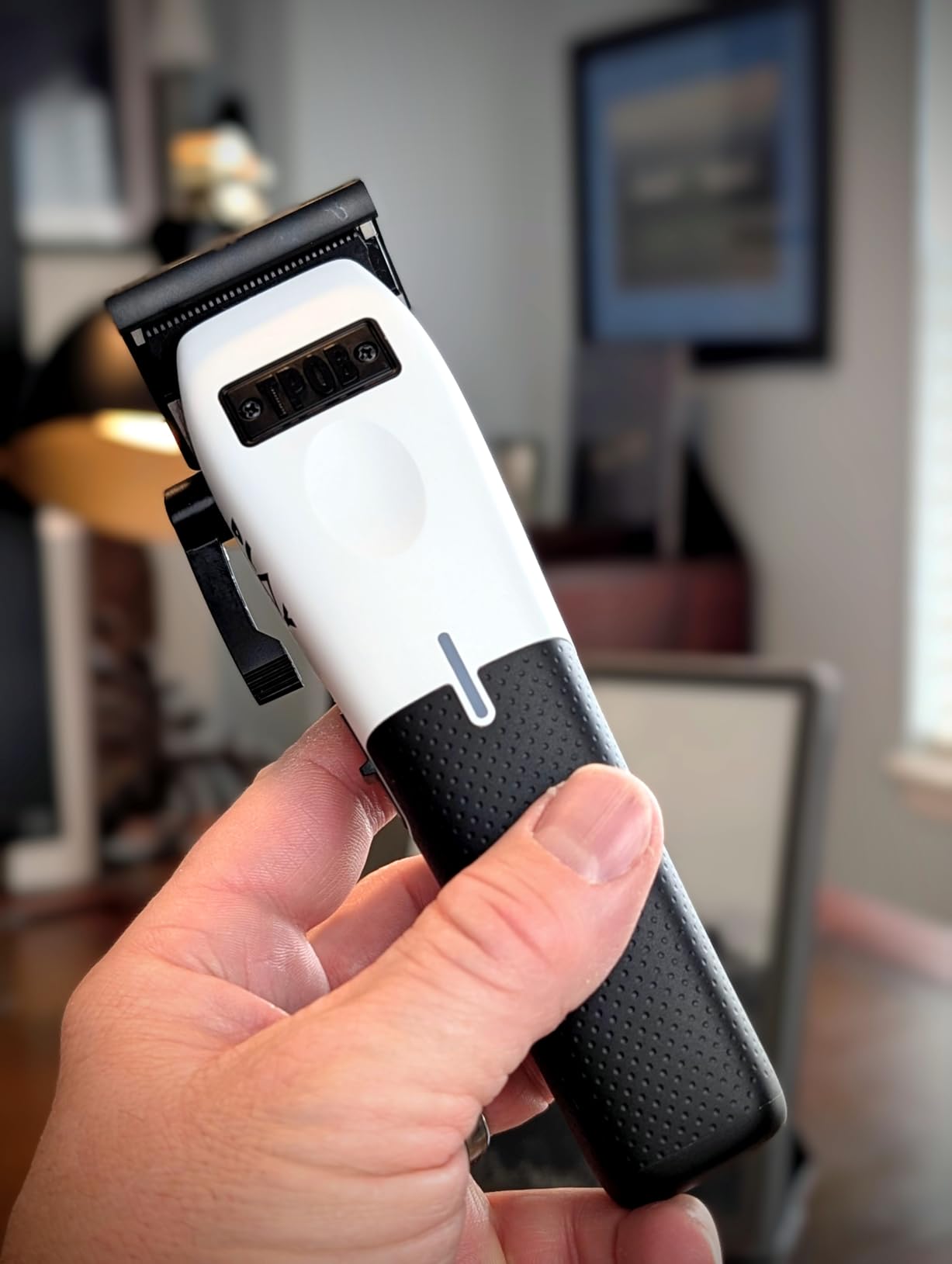 TPOB Play Barber Hair Clippers for Men 7500 RPM with Rubber Grips (White 3 Set) customer photo 1