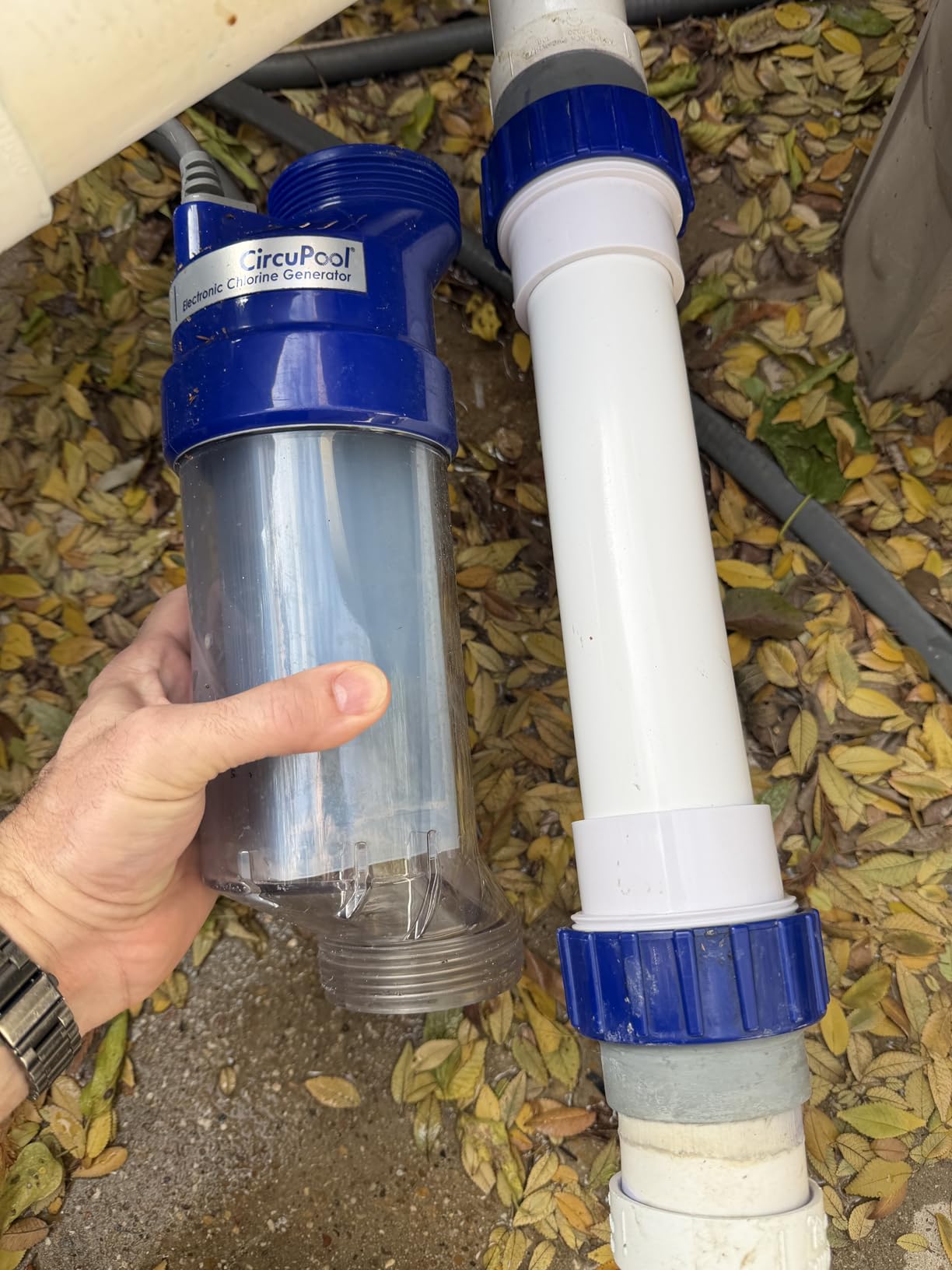 Salt Chlorine Generator - for Above Ground Pools up to 10,000 Gallons, Intelligent Saltwater Pool System with Auto Chlorine Calculation, Salt Level Detection & Smart Salt Addition Guidance customer photo 1
