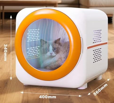 Pet Dryer Box with LED 30 Million Negative Ions & Multi-Function, 360 Degree Efficient Automatic and Quiet Box for Cats, Dogs, Smart Touch Screen Temperature Control, Safe Design for Pet Hair Dryer customer photo 2