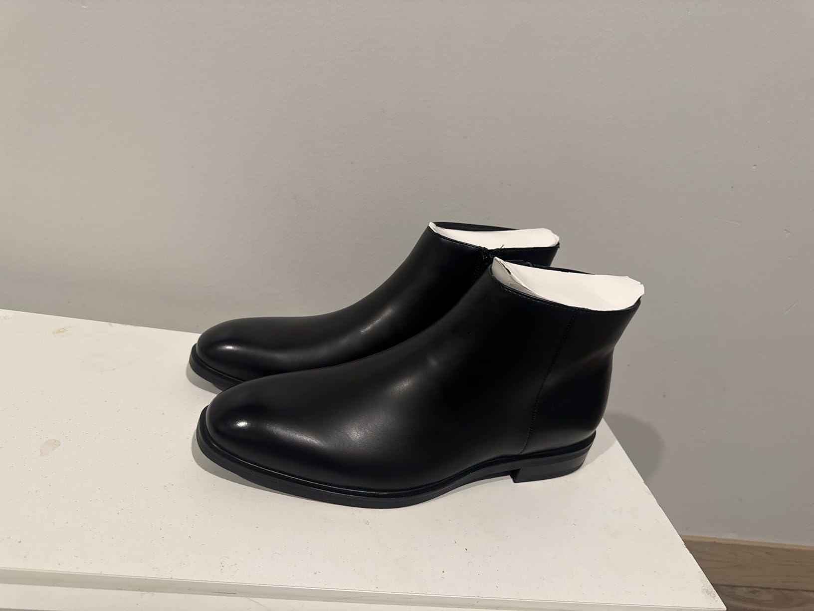 Bruno Marc Men's Chelsea Boots Zip Ankle Dress Boot customer photo 1