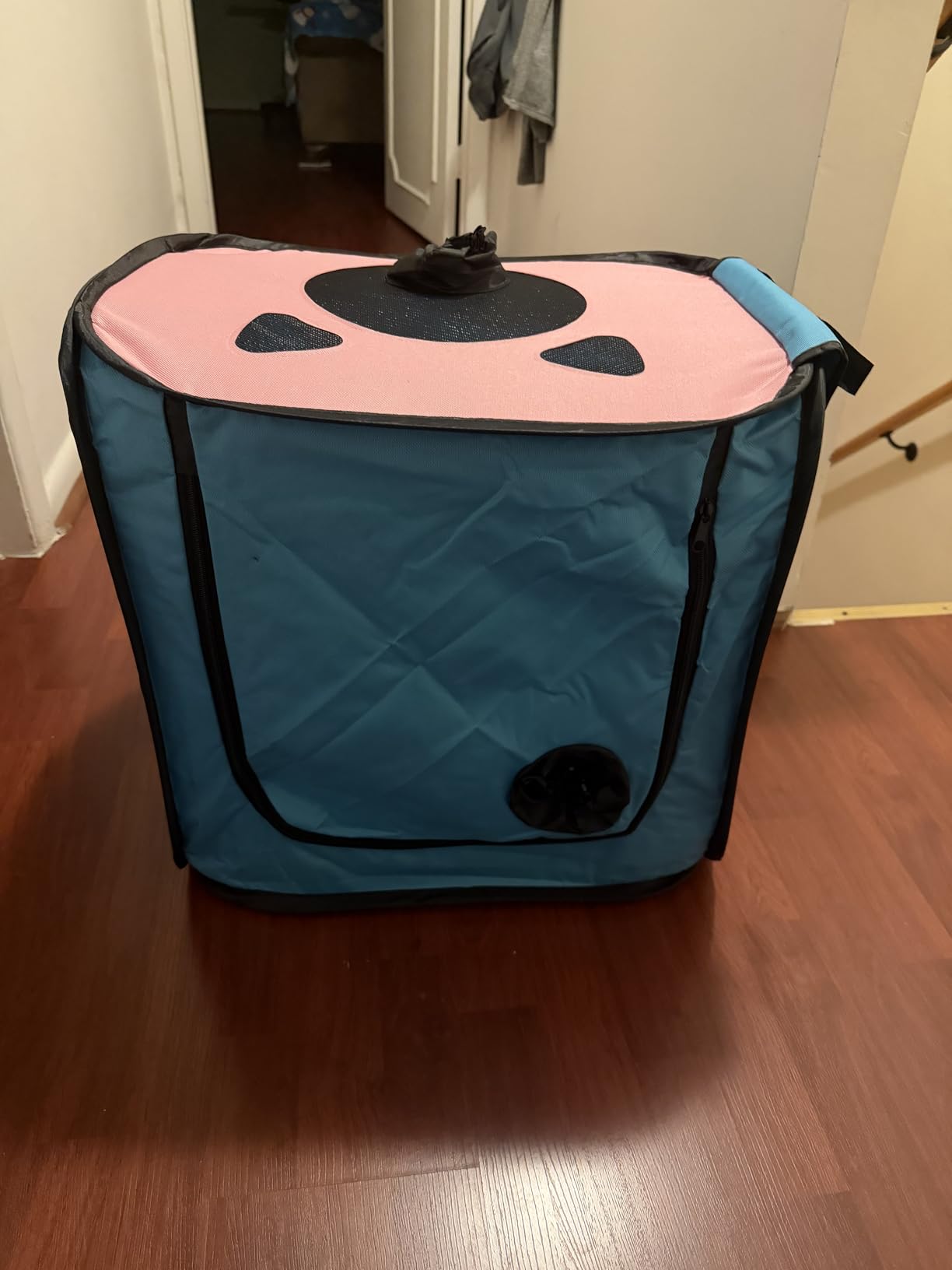 Pet Dryer with Pet Dryer Box 108L and Pad, Hands-Free, Ventilation and Circulation, Anti Hair Flying, Foldable Low Noise Ideal for Drying Cat and Dog Hair customer photo 1