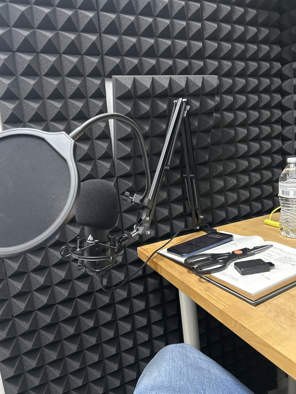 MAONO XLR/USB Condenser Microphone: 192kHz/24Bit Plug & Play PC Computer Podcast Cardioid Metal Mic Kit with Software, Professional Sound Chipset for Recording, Studio, Singing, YouTube A04 Gen2 customer photo 1