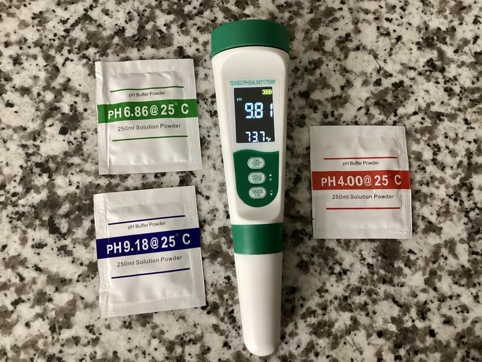 11-in-1 Digital Pool Water Tester Kit Including 5-in-1 Salt Tester for Saltwater Pool & 7-in-1 Pool Test Strips(50 Strips), Test pH Salinity TDS EC Temp Chlorine Bromine Alkalinity Hardness customer photo 1