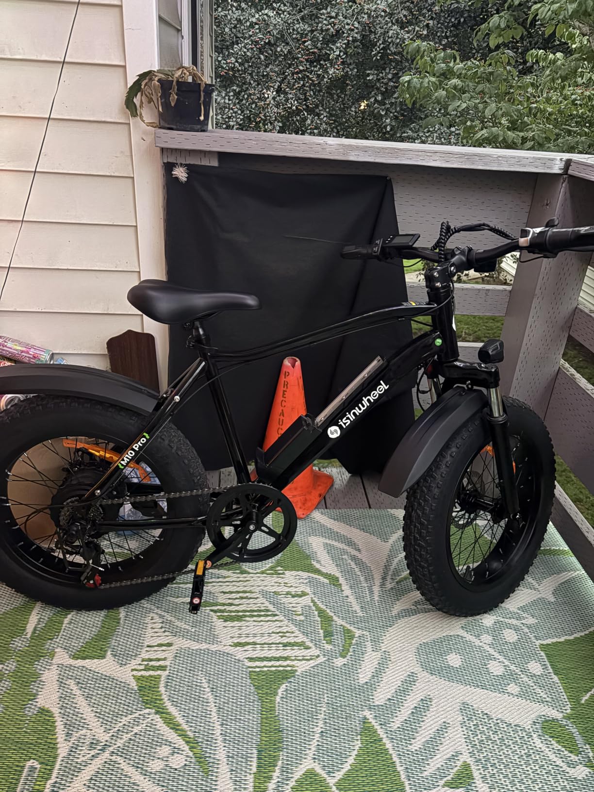 isinwheel M10 Plus & Pro Electric Bike for Adults 20 / 28mph 1000W Peak Motor, Dual Crown Fork Mountain Ebike 13/10.4 Ah Battery 75 Miles Range, 7 Speed, 20 x 4.0 Fat Tire Adults Electric Bicycles customer photo 1
