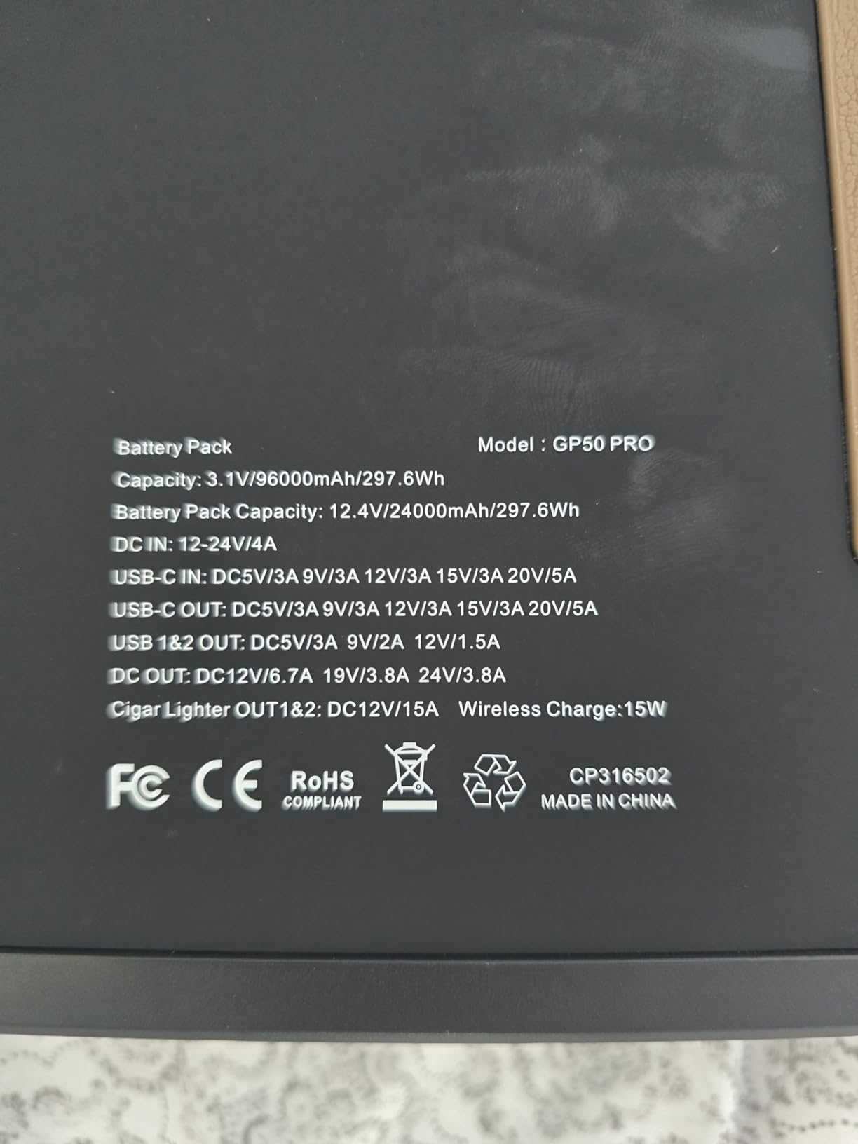 EASYLONGER ES960 PRO CPAP Battery Backup 297.6Wh LiFePO4, Multi-Night CPAP Power Supply for AirSense 11/10, AirCurve 10/11, AirMini, DreamStation/2 - Travel, Camping, Outdoor, Blackout & Emergency Use customer photo 2