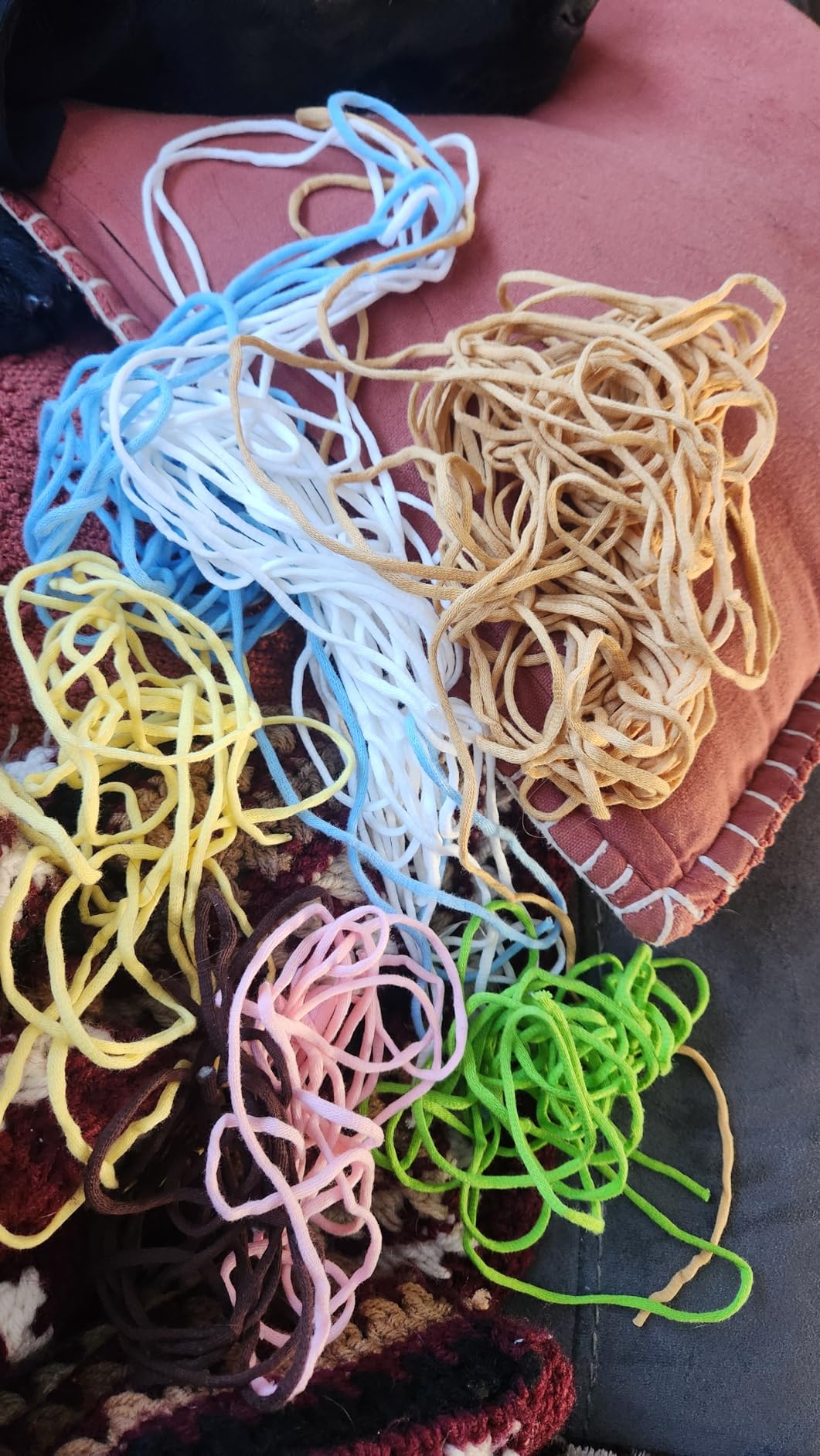 CYANFOUR Punch Needle Kits for Beginner, DIY Punch Needle Kit Adults Beginner Include 2 Pre-printed Fabrics, Embroidery Hoop, Threads, Easy for Adults & Children, Craft Gifts and Decorations 20*20cm customer photo 1