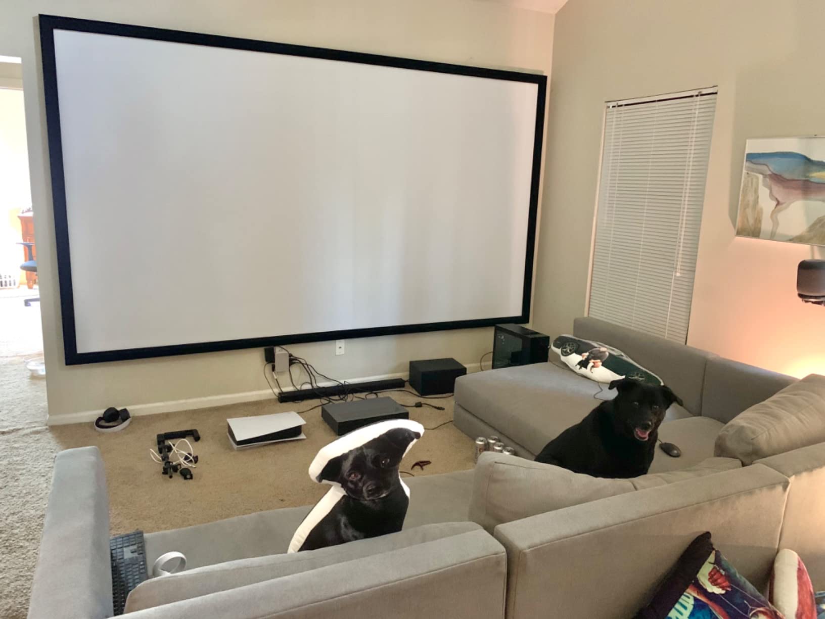 WEMAX Nova Pro 4K Ultra Short Throw Projector with Smart Google TV and ALPD Laser customer photo 1