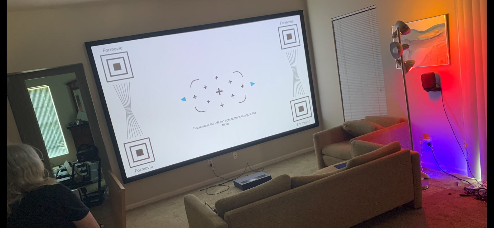 WEMAX Nova Pro 4K Ultra Short Throw Projector with Smart Google TV and ALPD Laser customer photo 2