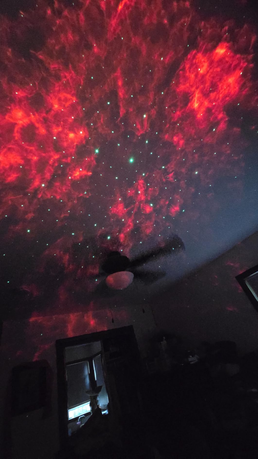 Govee Star Projector Lights, 7-Zone Colorful Nebula Effect, Compatible with Matter, 540ft Coverage, LED Ceiling Lights for Bedroom, 50+ Scenes, 18 White Noise customer photo 1