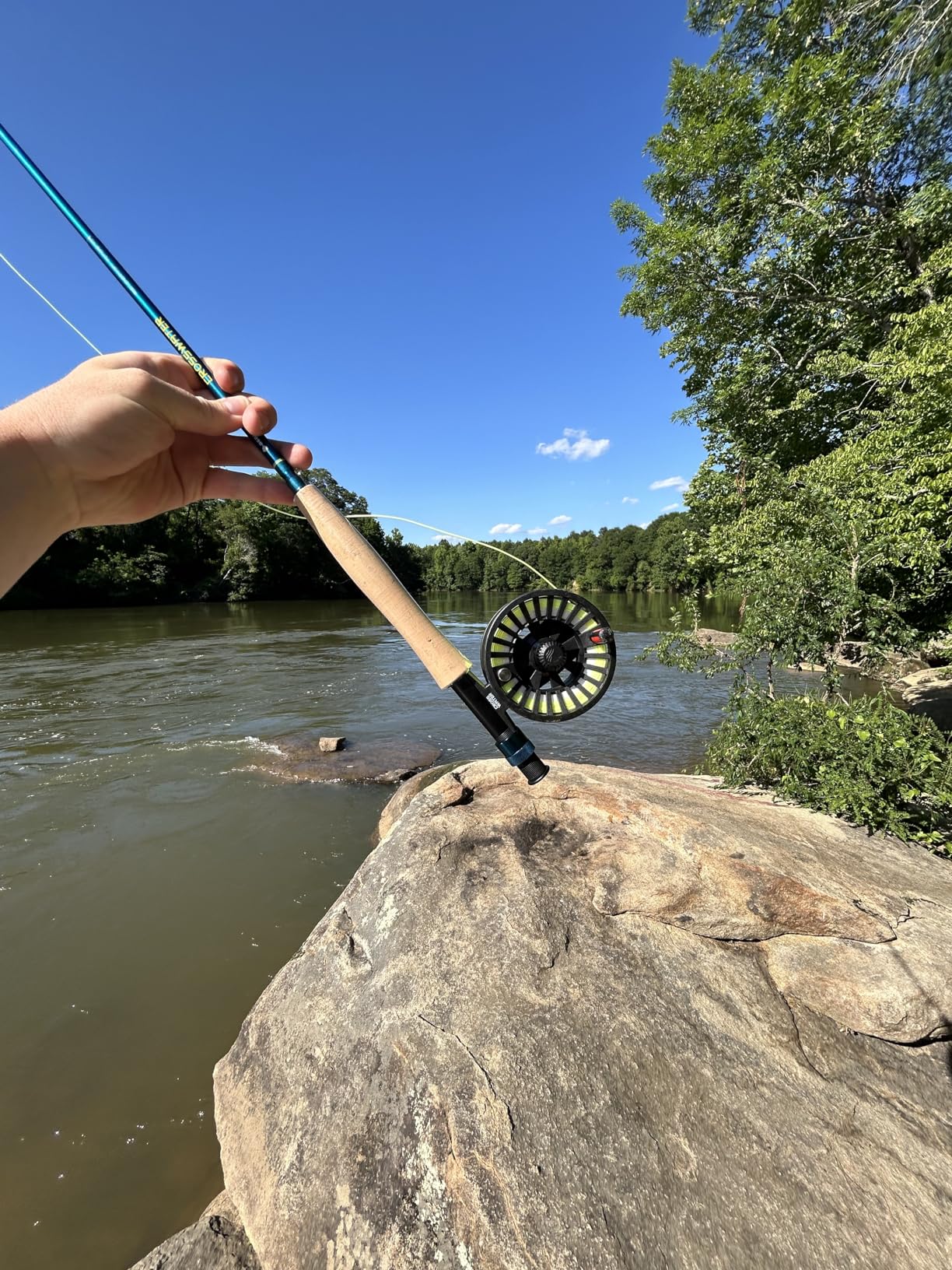 Redington Crosswater Fly Fishing Outfit - 4-Piece Fly Rod with Crosswater Reel, Rio Mainstream Fly Line & Zippered Travel Case customer photo 1