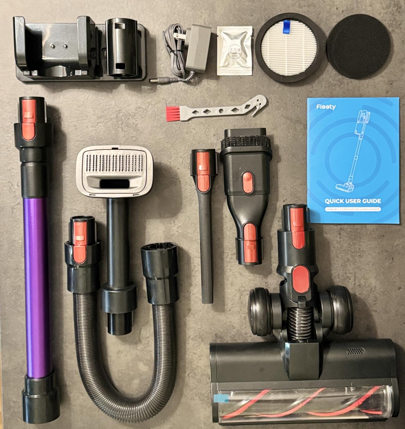 Shark Ultra10 Cordless Vacuum Cleaner 55KPa 650W 70Mins Stick Vacuum Cleaners for Home with Pet Brush, 3.3Ft Hose, Wall Mount Charging, Auto Mode, Touchscreen, Self-Standing Vacuum for Pet Hair/Carpet/Car customer photo 1