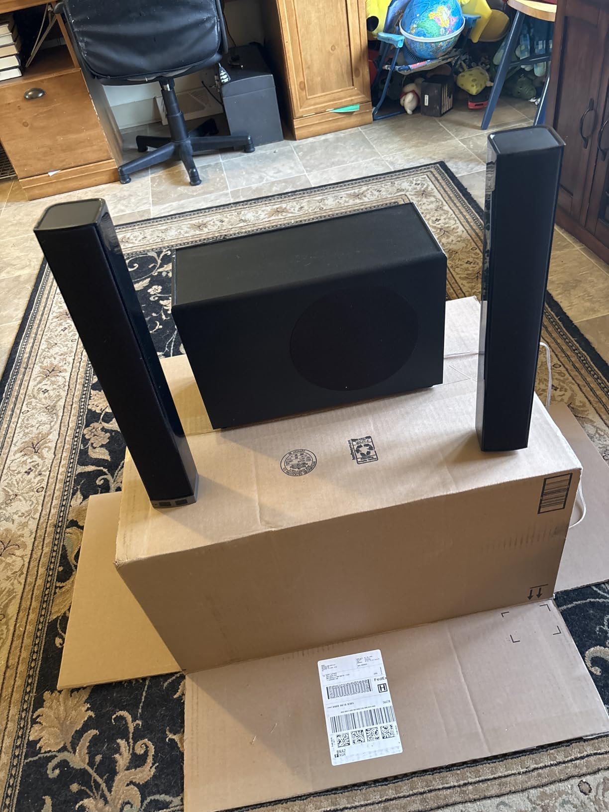 MZEIBO Sound Bar with Subwoofer,120W Soundbar for Smart TV Surround Sound Home Theater System Bluetooth 5.3 Audio Compatible with ARC, AUX, Optical customer photo 1