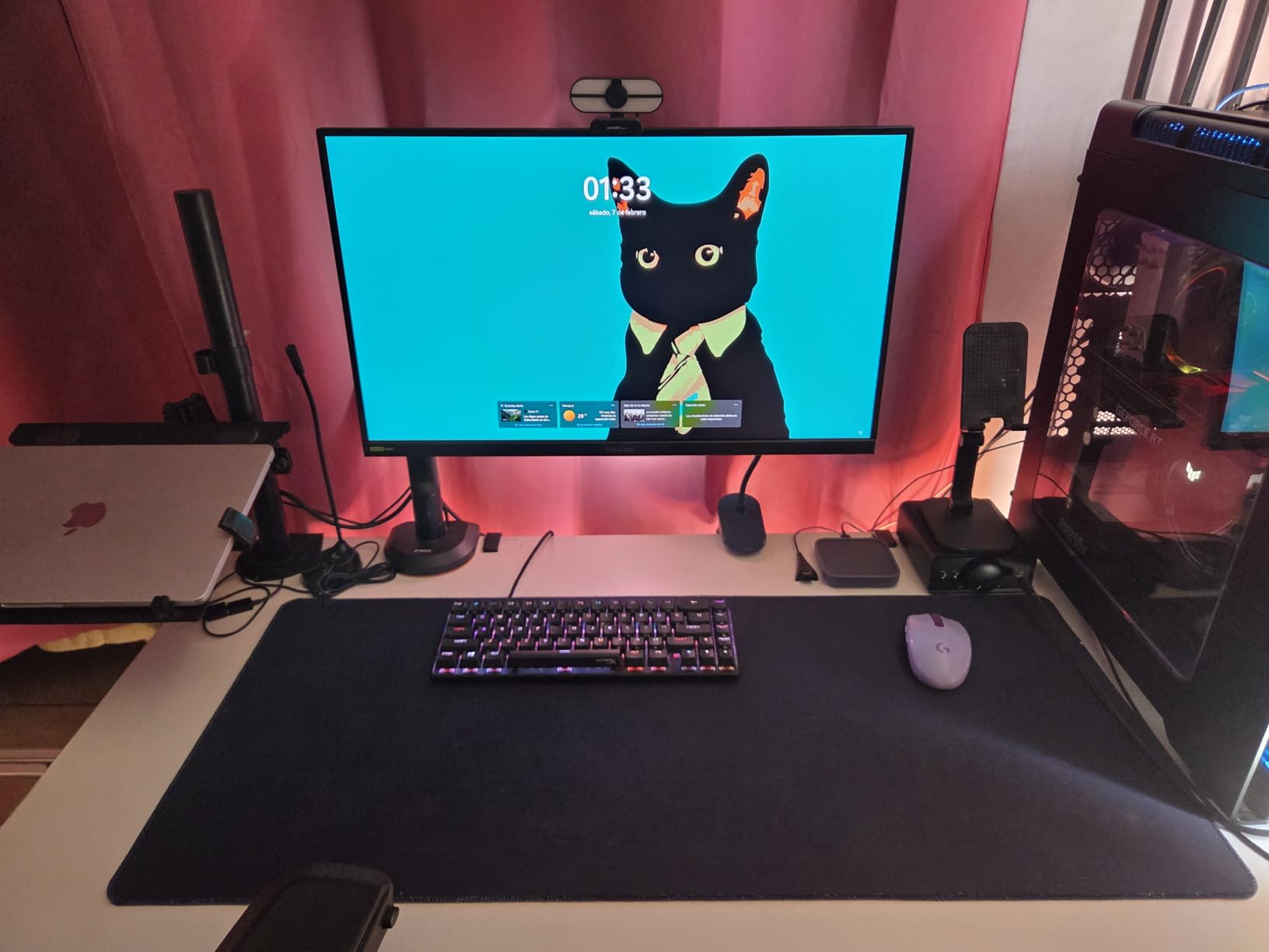 LG 27G640A-B 27-inch Ultragear QHD (2560 x 1440) IPS Gaming Monitor, 300Hz, 1ms, NVIDIA G-Sync, AMD FreeSync Premium, VESA DisplayHDR 400, HDMI 2.1, USB Type-C, Tilt/Height/Swivel/Pivot Stand, Black customer photo 2