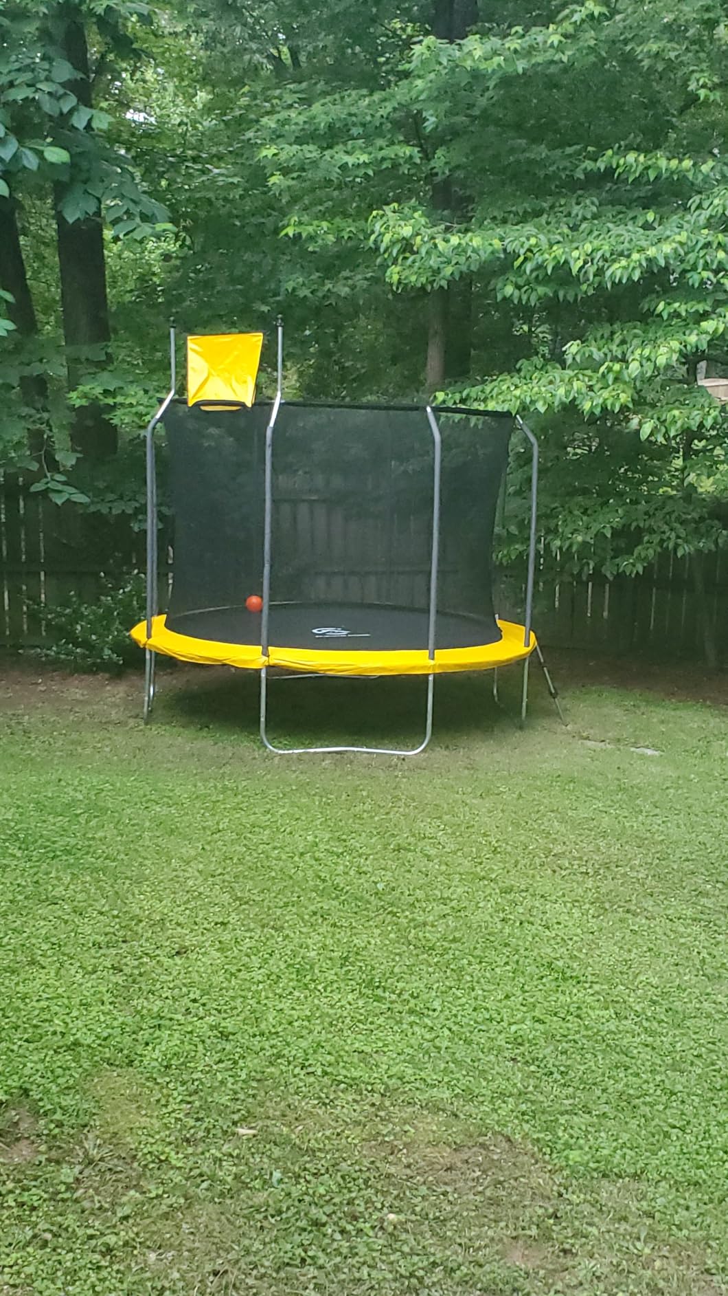 ACWARM HOME Trampoline Outdoor 8FT 10FT 12FT 14FT 15FT 16FT Trampoline with Basketball Hoop and LED Lights, Recreational Trampolines for Kids and Adults with Net and Ladder, ASTM Approved customer photo 2