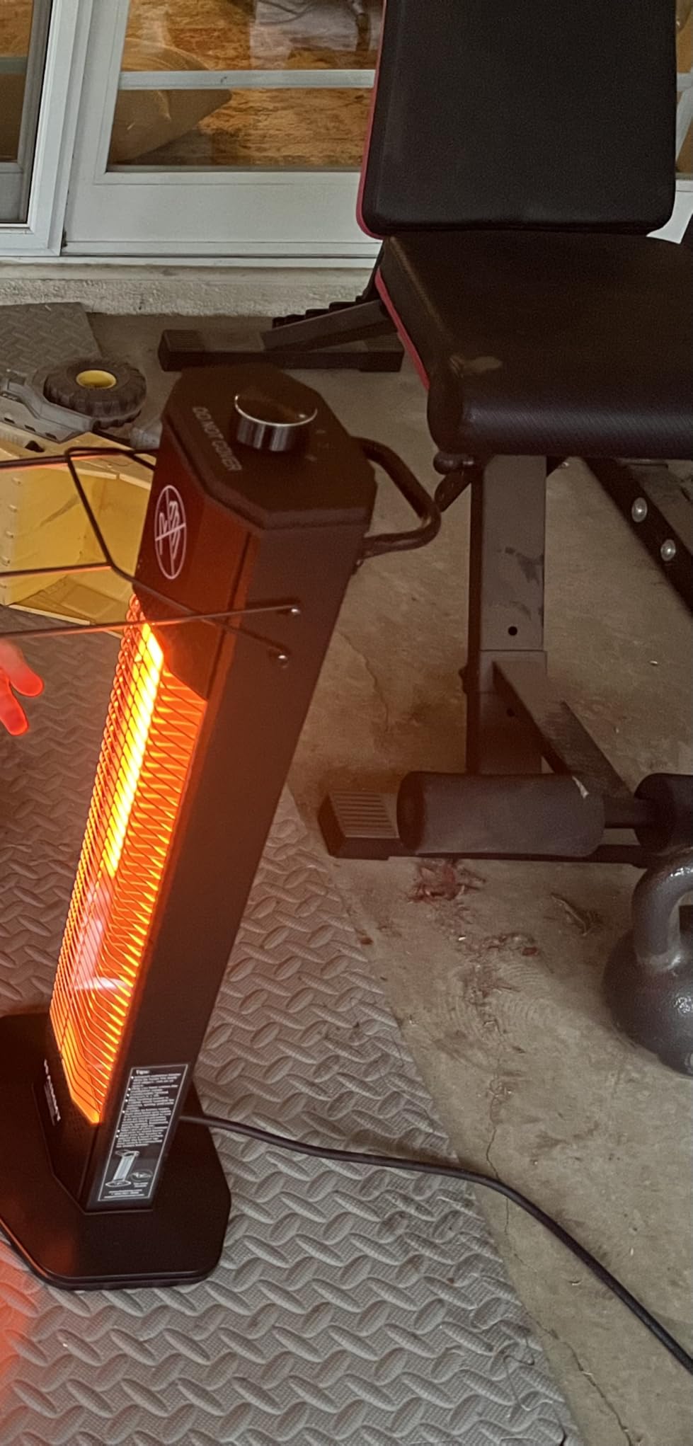 Wall-Mounted Electric Patio Heater, 34