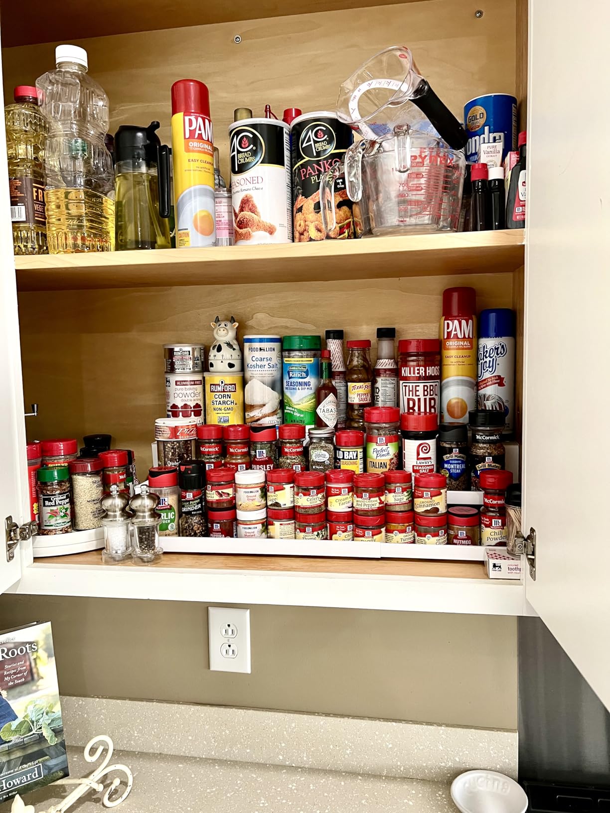 3-Tier Spice Rack Organizer for Kitchen Cabinet or Pantry, 16