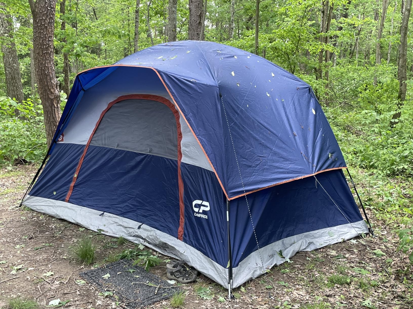 CAMPROS CP Camping Tent 2/4/6 Person, Waterproof Windproof Double Layer Dome Tent, Easy Setup with Large Mesh Windows & Wide Door for Outdoor Camping Backyard customer photo 2
