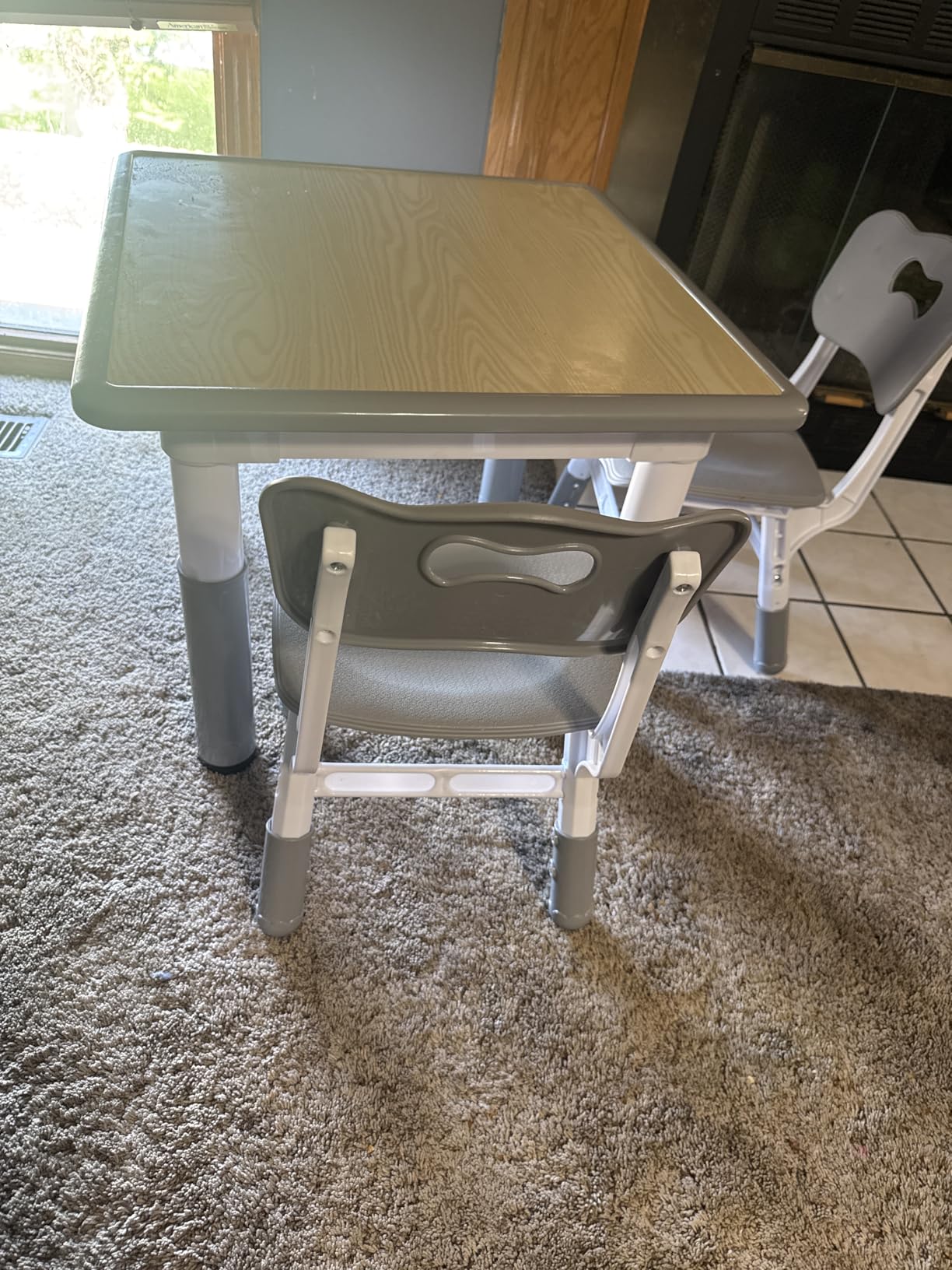 Pterying Kids Table and Chairs Set - 23.6