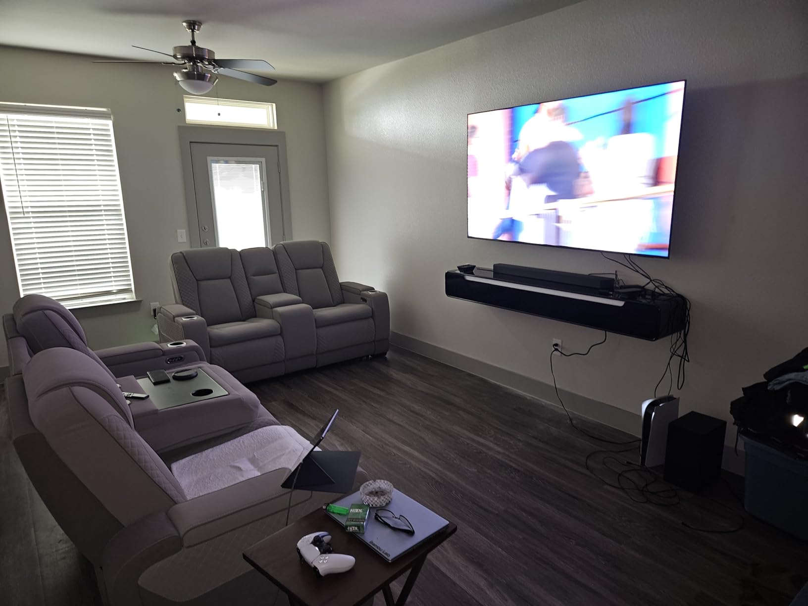 basenji Fully-Assembled Floating TV Stand - 71