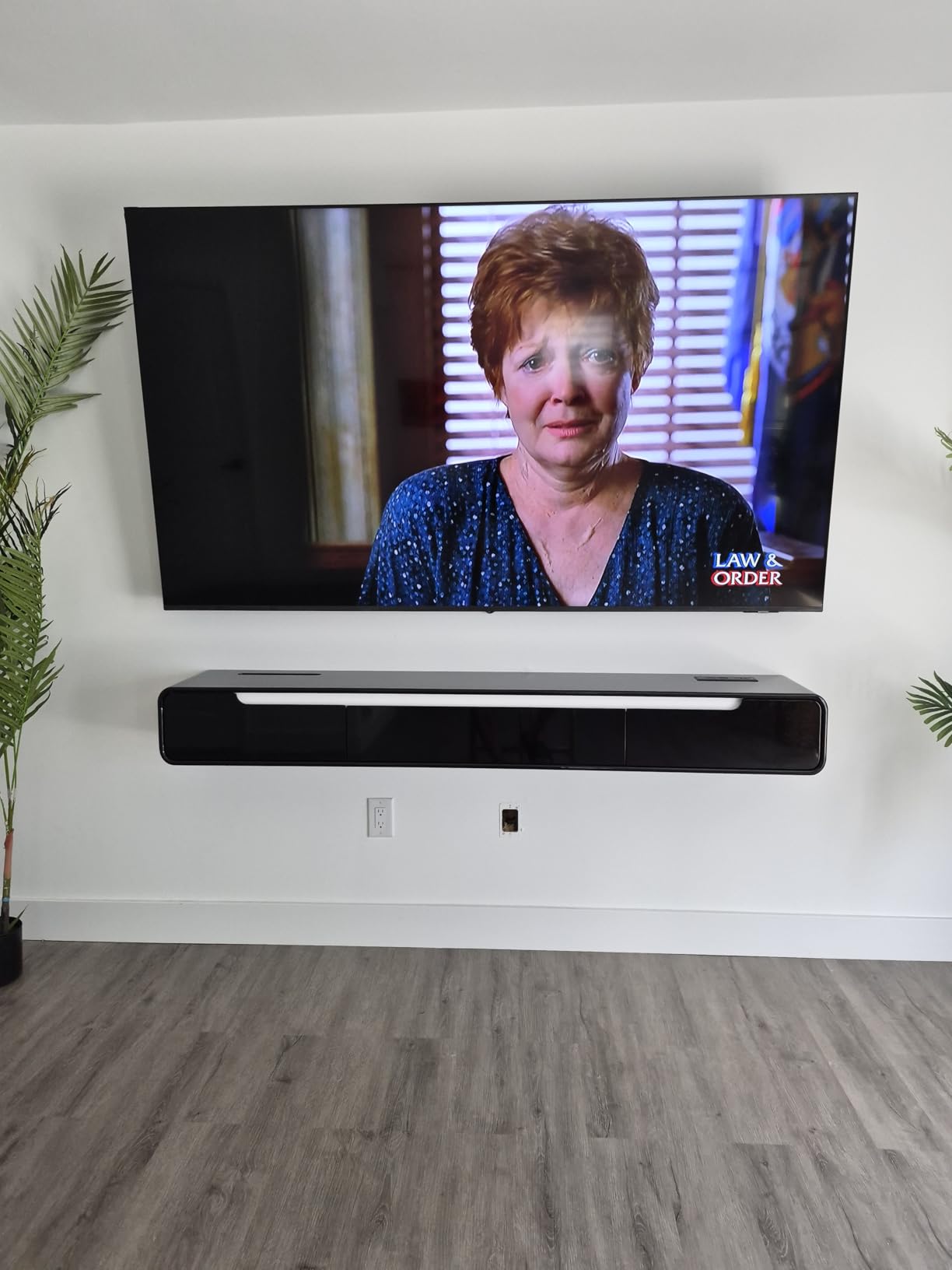 basenji Fully-Assembled Floating TV Stand - 71