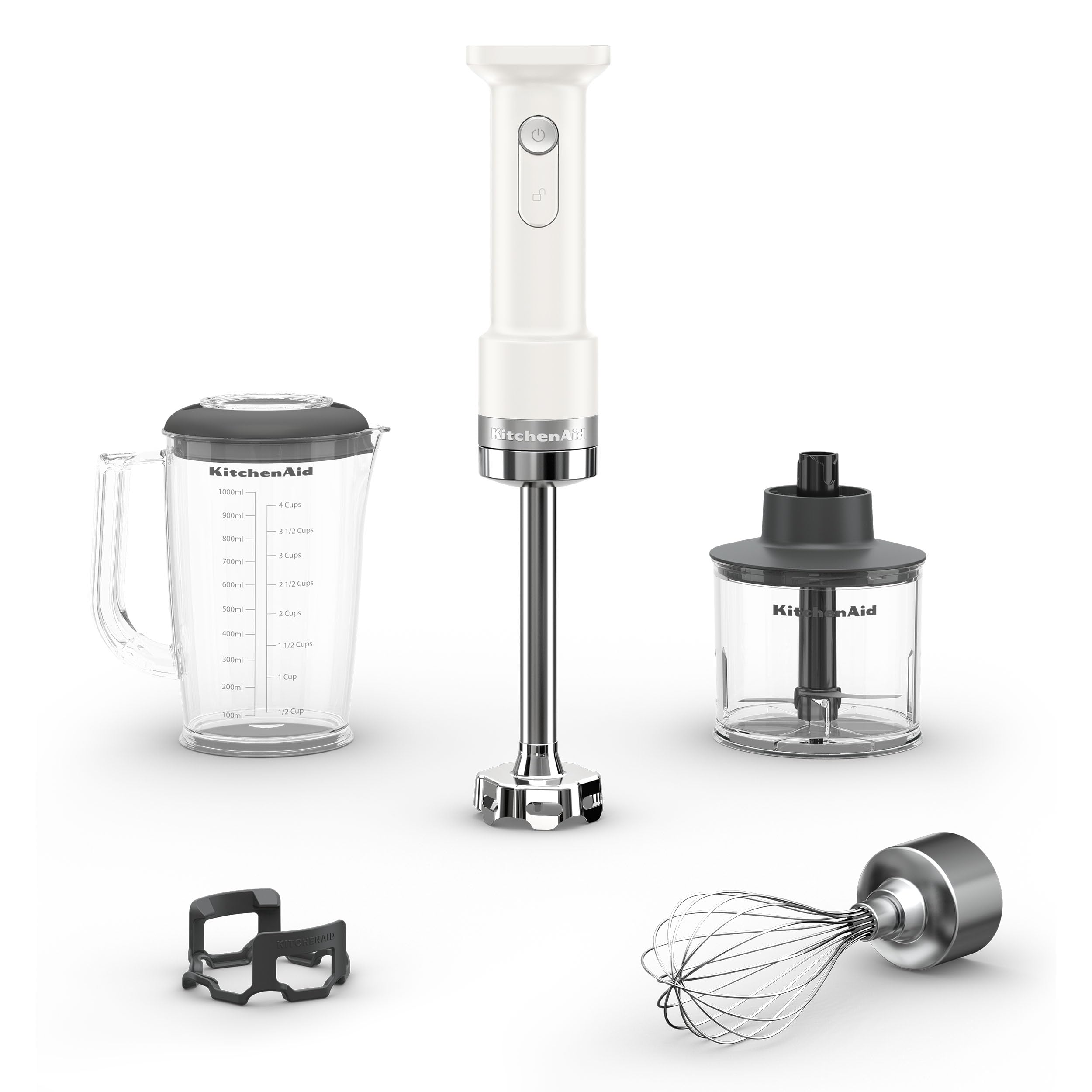 KitchenAid Go Cordless Hand Blender with Accessories - battery sold separately, KHBRV05, Porcelain White customer photo 1