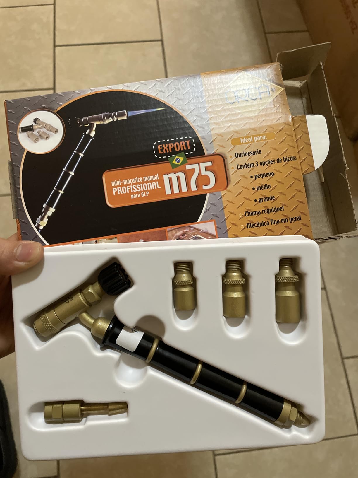 ORCA M75 CTG Jewelry Torch Kit - Professional Butane Micro Torch for Soldering, Welding & Casting customer photo 1