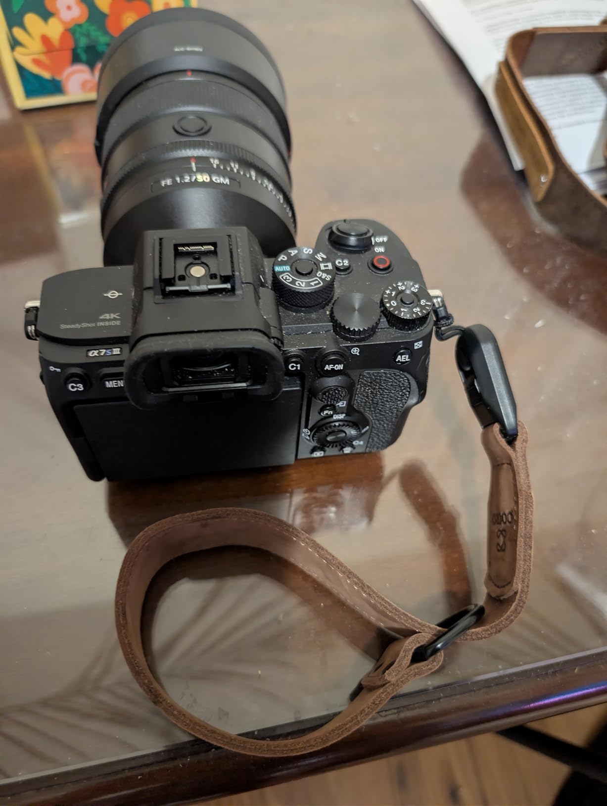 C Coiro Leather Camera Wrist Strap with Quick Release for Photographers, Adjustable Camera Hand Strap customer photo 1