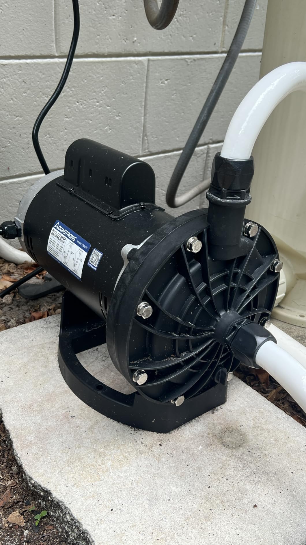 Aquastrong Pool Booster Pump, Pure Copper Motor, 3/4 HP, Dual Voltage 115V/230V, Low Noise, Wide Compatibility for Pressure-Side Pool Cleaners customer photo 1