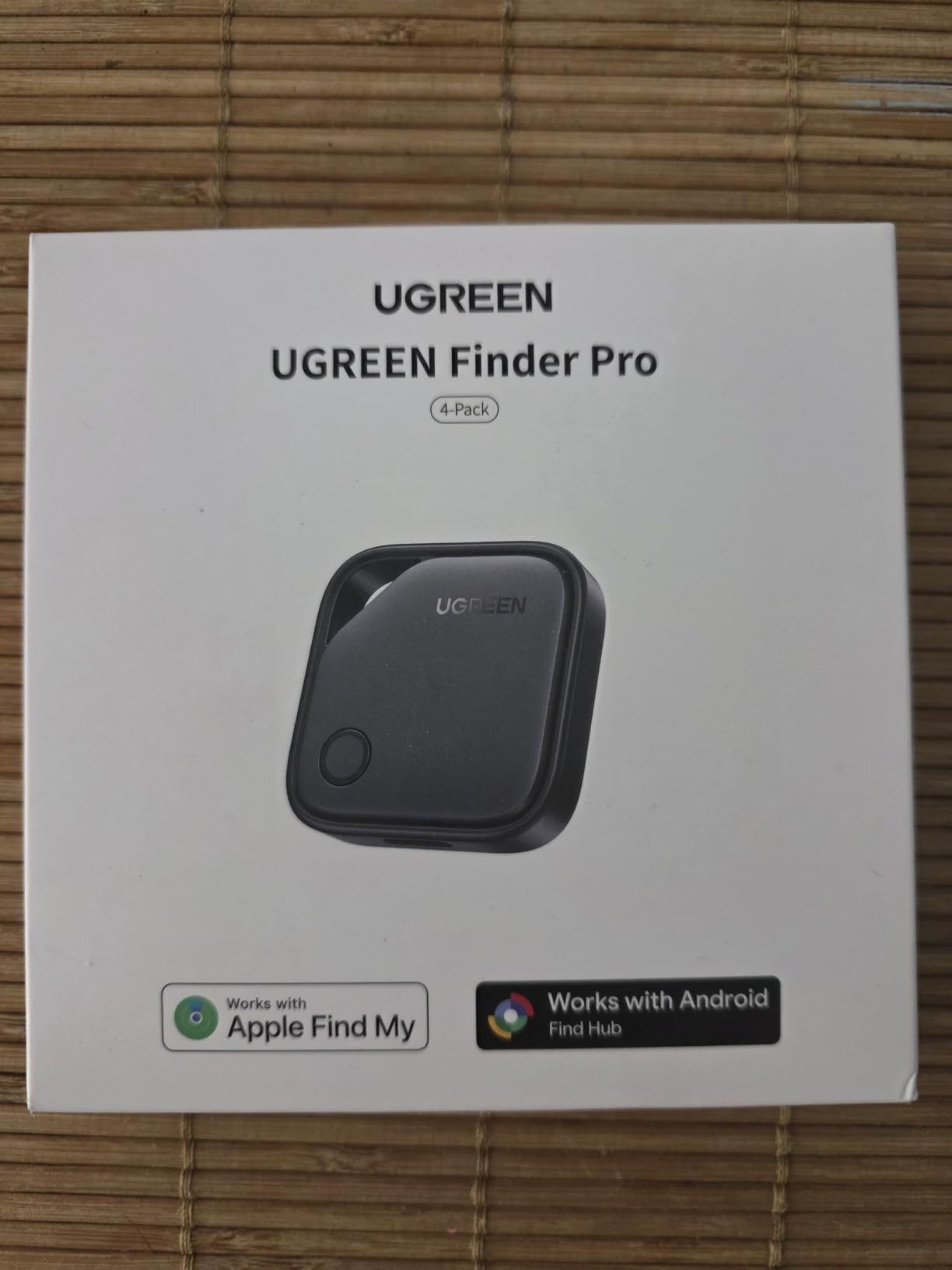 UGREEN Finder Duo (iOS and Android) Air Tracker Tags 4 Pack, Rechargeable Android Tracker Tags Bluetooth Key Finder Compatible with iOS and Android for Keys, Luggage and More customer photo 2