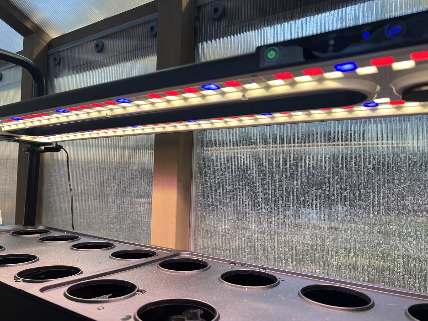 Large Hydroponics Growing System Kit, 48 Pods Vertical Hydroponic Garden, with 48 Large Buckets, 40L Indoor Garden System for Herb Vegetable Fruit, with 2 Light Modes, Auto Circulating Water System customer photo 2