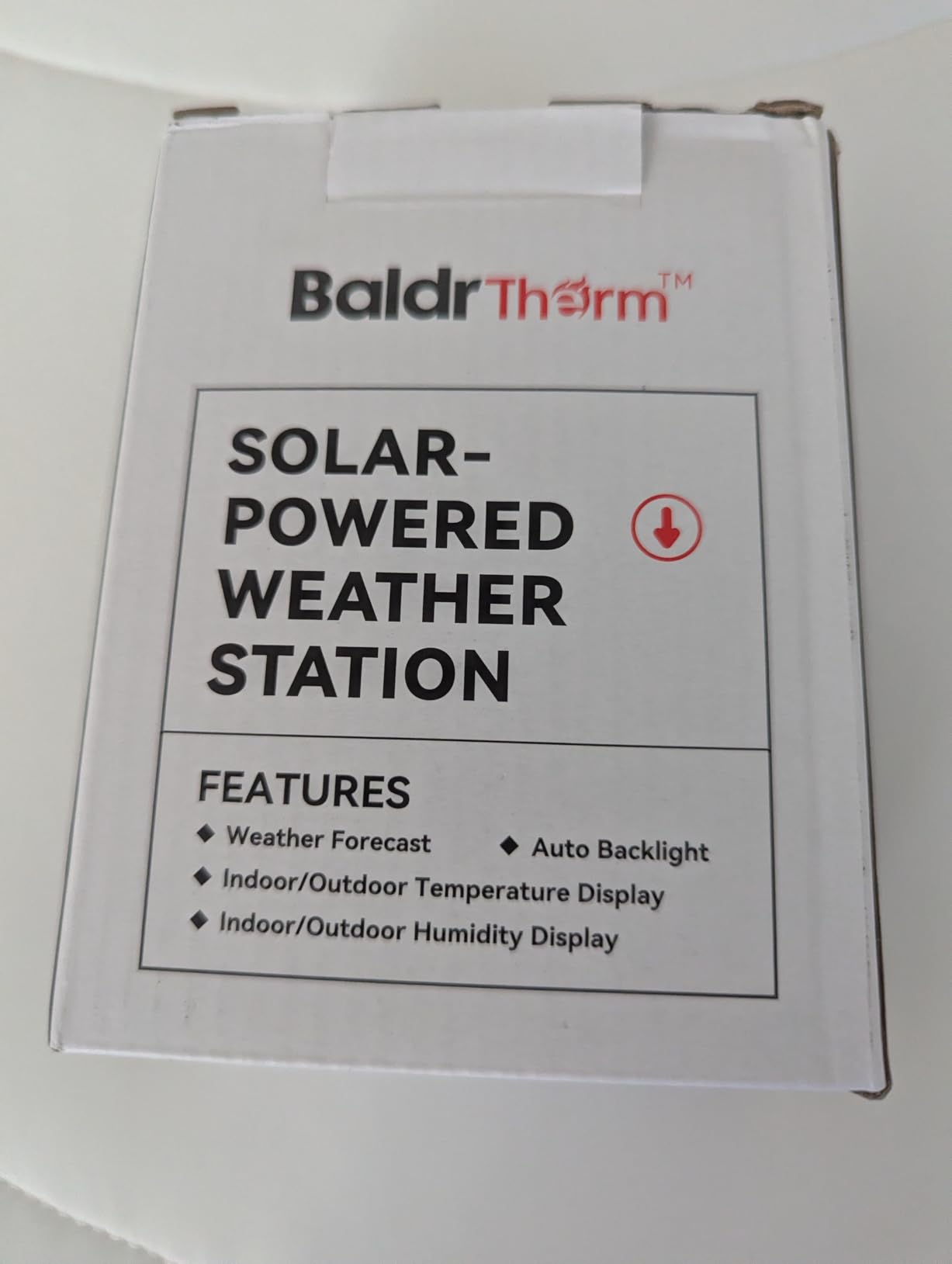 BaldrTherm Outdoor Indoor Thermometer Wireless Weather Station, Dual-Zone Childroom Temp Humidity Monitor, Auto Smart Backlight, Temp/Humidity/Barometric Trend Visualization, White&White customer photo 1