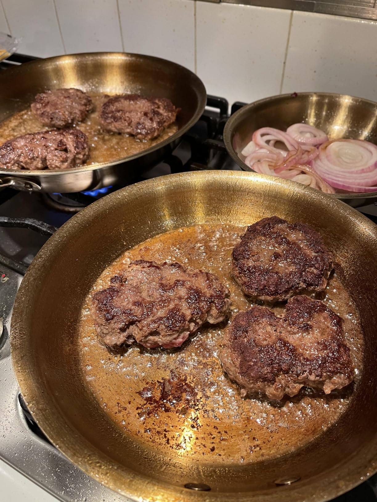 Made In Cookware | 3-Piece Stainless Clad Frying Pan Set with Universal Silicone Lid | 5 Ply Stainless Clad | Professional Cookware | Crafted in Italy | Induction Compatible customer photo 1