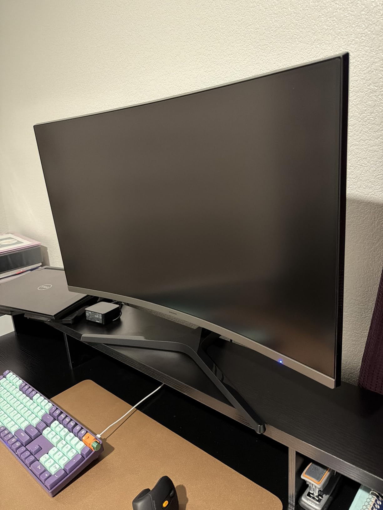 Samsung 32-inch S3 (S39GD) FHD 100Hz Curved Monitor, Game Mode, Eye Saver Mode, Multiple Connectivity with HDMI Port, Built-in Speakers, LS32D39DGANXZA, 2025 customer photo 2
