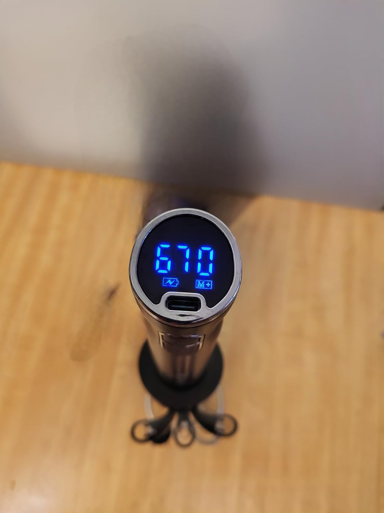 FoodVille MF06 Rechargeable Milk Frother 1800 Mah with 9 Speed and 3 Frother, LED Display Screen, Storage Stand, for Coffee Milk Foam, Cappuccino, Latte, Keto Diet, Protein Powder, Matcha, Bulletproof customer photo 2