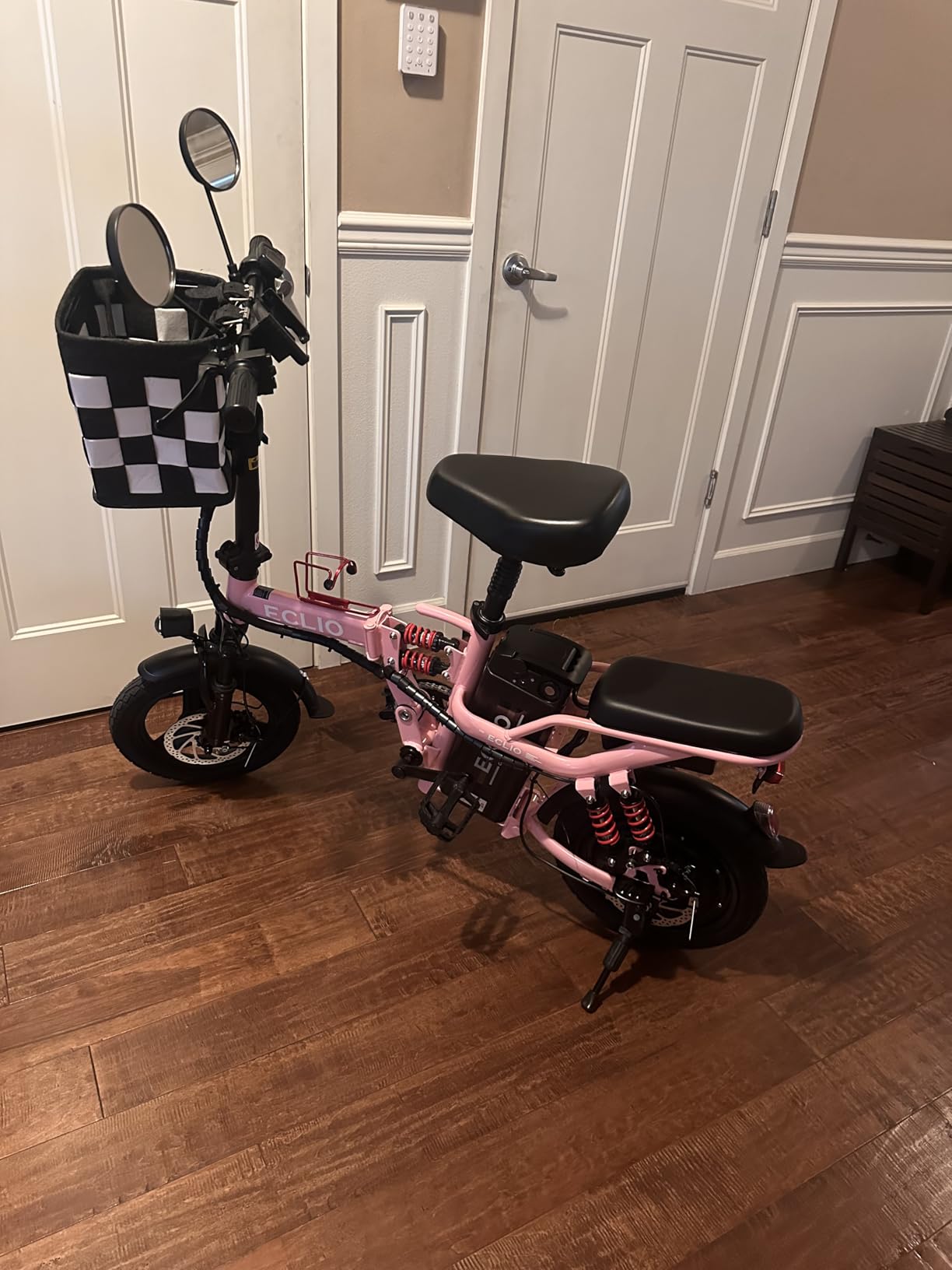 DDC SPORT Folding Electric Bike for Adults, Peak 800W Motor 25MPH, 48V 14Ah Removable Battery 35-55Miles Ebike, 14'' Lightweight & Portable Adults Electric Bicycles for Men/Women/Teens customer photo 1