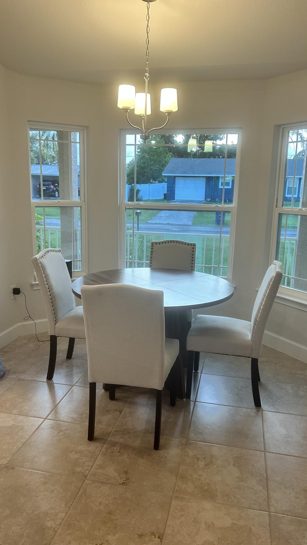 DUMOS Dining Chairs Set of 2, Modern Kitchen Table Chairs with Wooden Legs and Padded Seat, Mid Century Upholstered Accent Chairs for Dining Room Kitchen Living Room Restaurant, Beige customer photo 1
