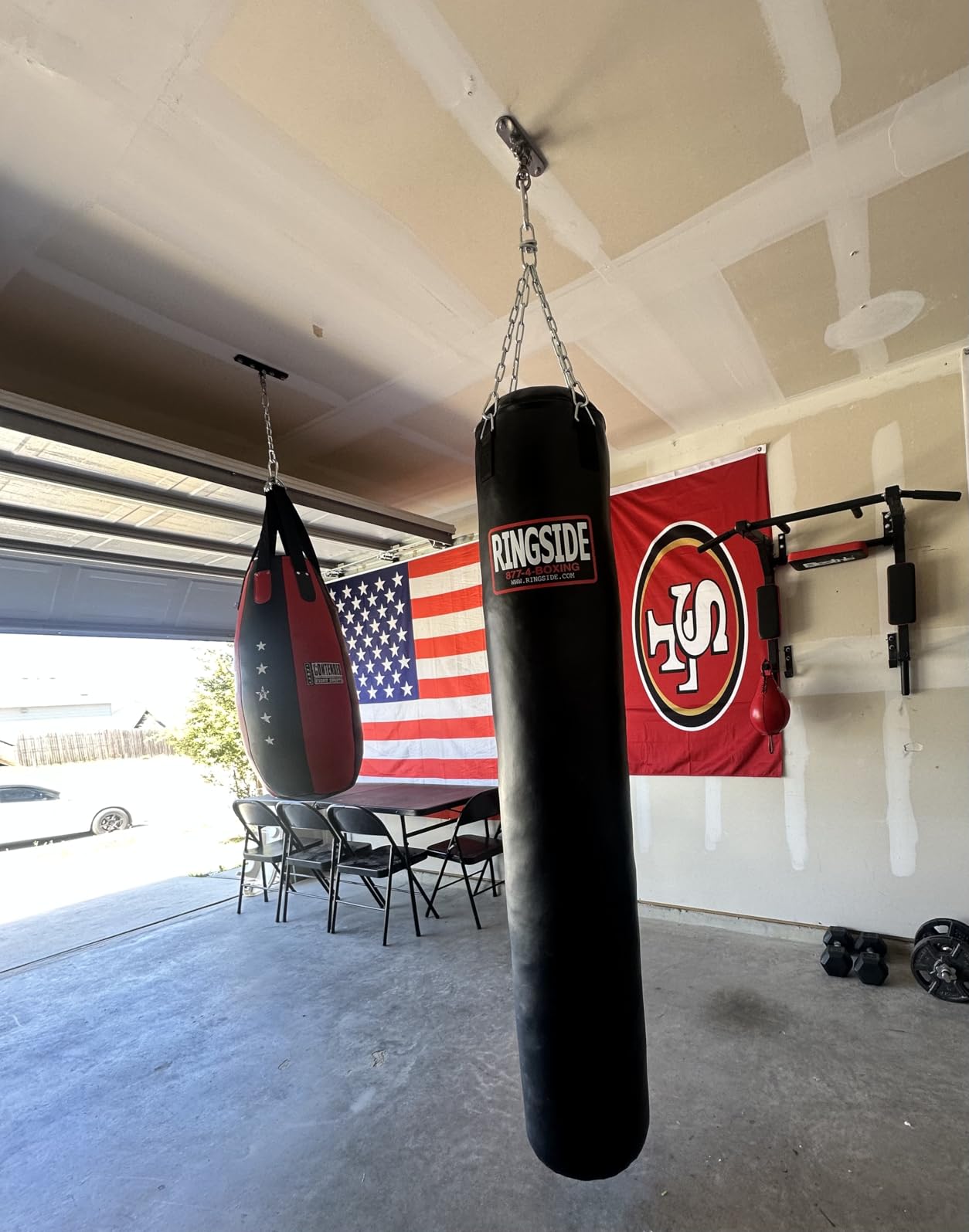 Ringside 100-Pound Muay Thai Heavy Bag, Sturdy Powerhide Punching Bag for Boxing, MMA, Muay Thai customer photo 1